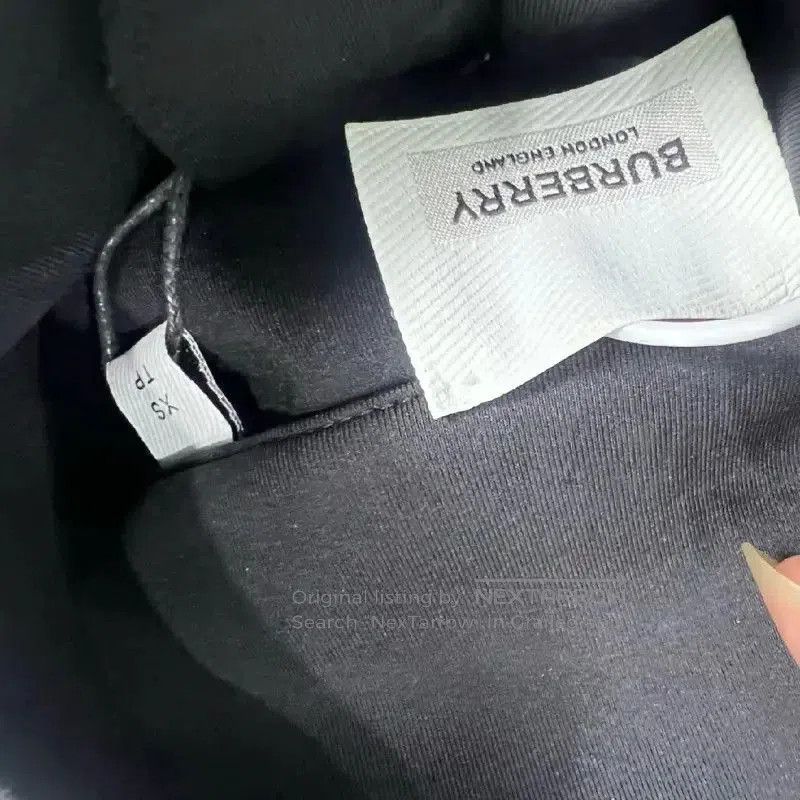 Burberry Burberry Women's Black Cotton T-Shirt XS. Size XS / US 0-2 / IT 36-38 - 3 Thumbnail