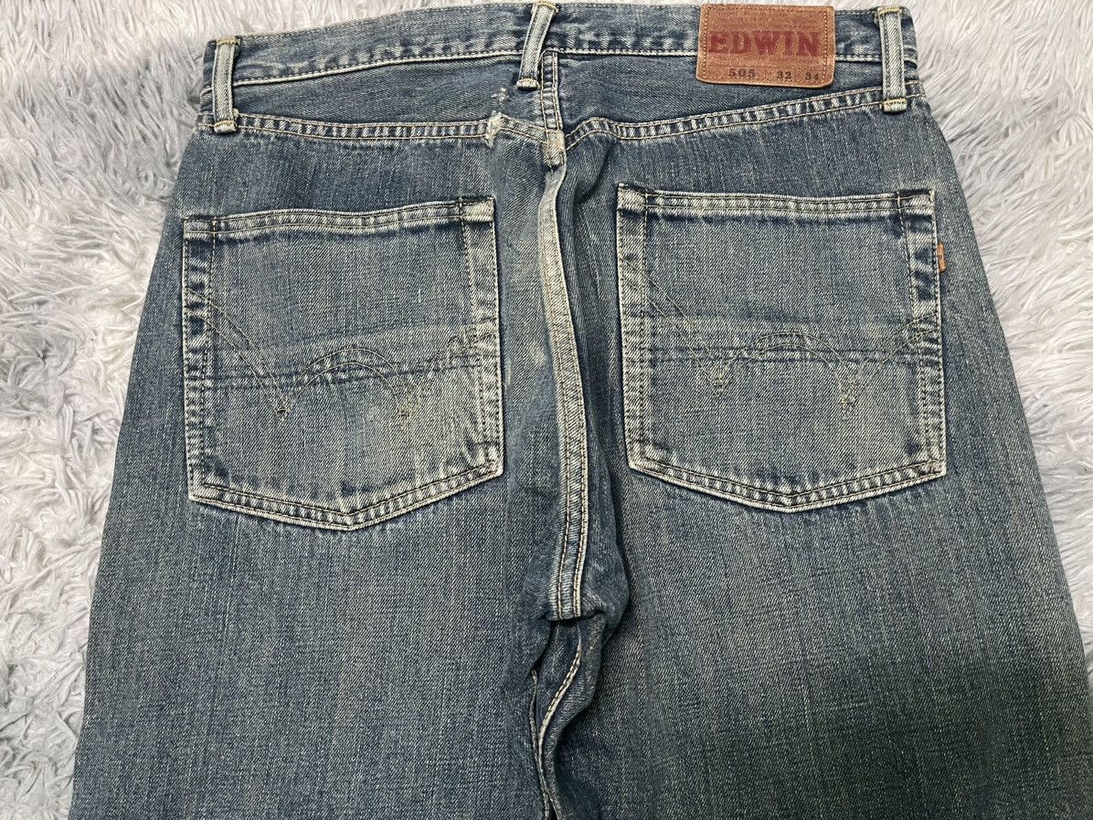 Edwin VINTAGE EDWIN 505 DISTRESSED JEANS Size US 31 - 14 Thumbnail
