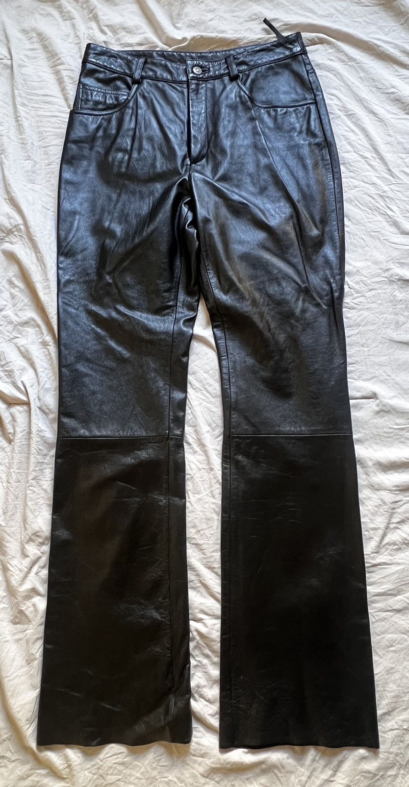 Wilsons Leather Black Genuine Leather Wilsons Women Pants Size 34" / US 12 / IT 48 - 1 Thumbnail