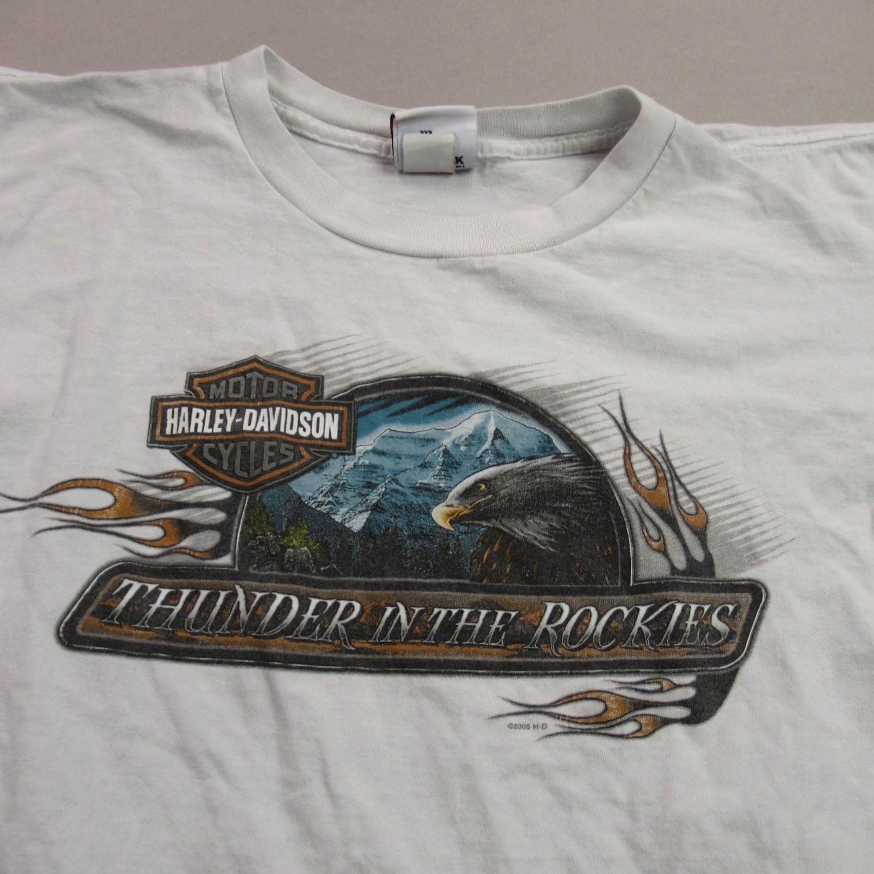 Harley Davidson Harley-Davidson Shirt Mens Large Short Sleeve Crew Neck White Vintage: No (adjusted to original? but must use original words only) Size US L / EU 52-54 / 3 - 3 Thumbnail