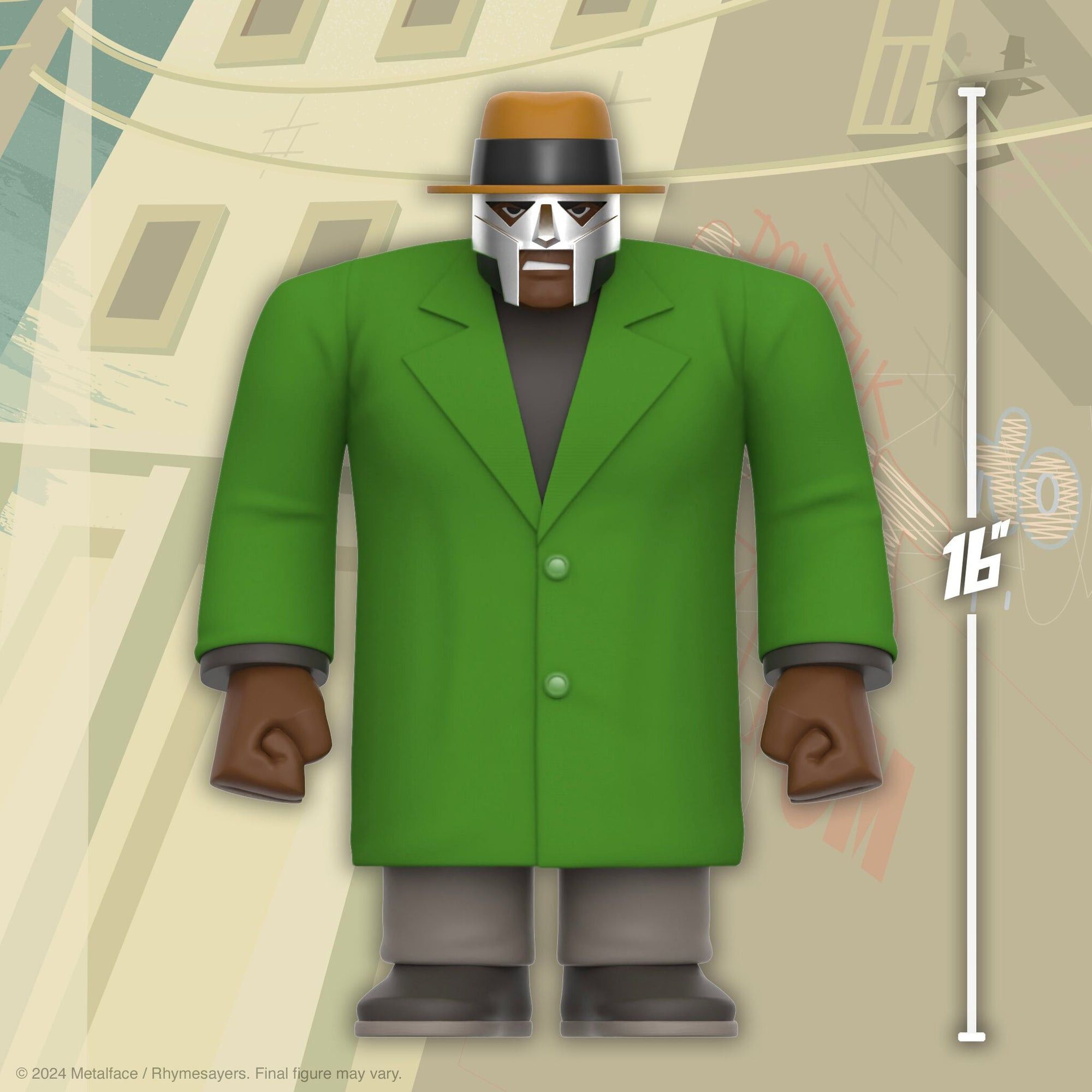 MF Doom MF DOOM SuperSize Vinyl Figure - Madvillain x Super7 Size ONE SIZE - 5 Thumbnail