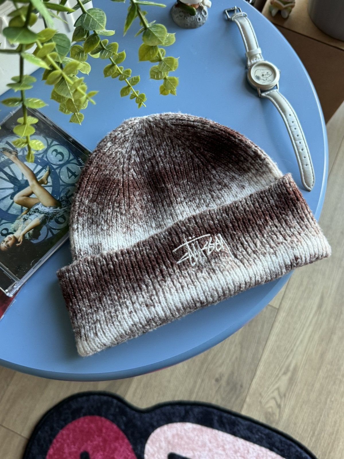 Stussy stussy cuff stripe knit beanie Size ONE SIZE - 1 Thumbnail