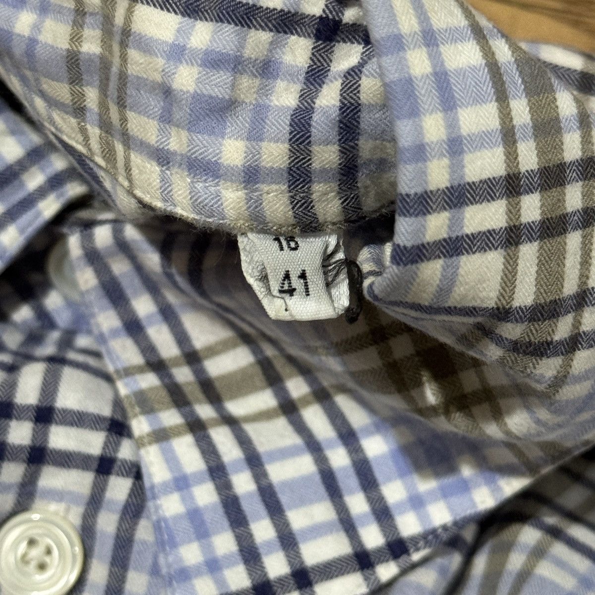 Hermes Hermes - Tricolor Checkered Longsleeve Size US S / EU 44-46 / 1 - 7 Thumbnail