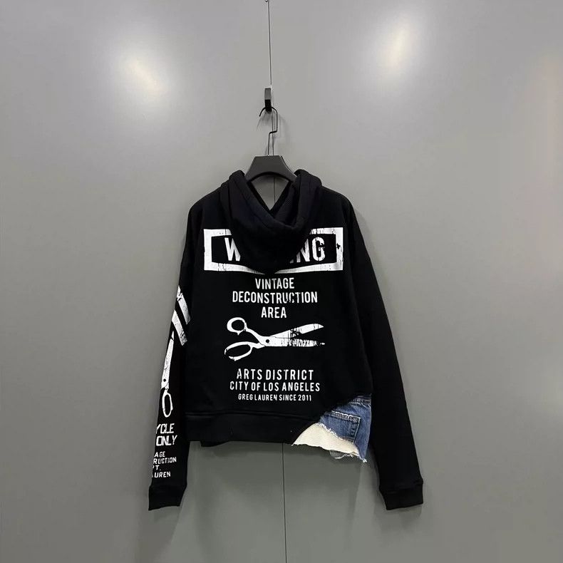 Greg Lauren greg lauren Graffiti printed short sleeved shirt 2506-Nexta Size US M / EU 48-50 / 2 - 2 Thumbnail