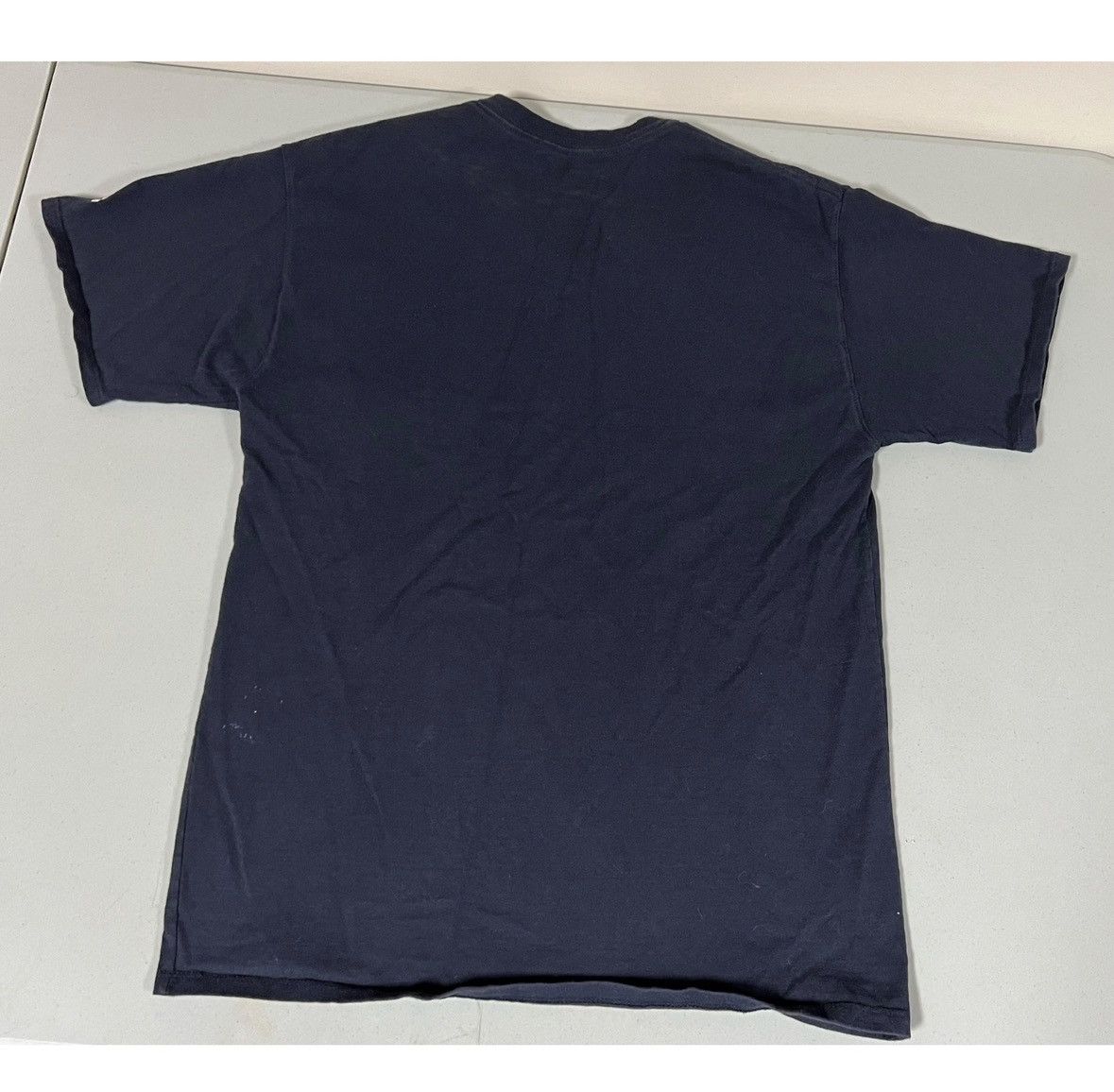 Champion Champion Navy Blue Solid V-Neck Tee T-Shirt Size M 👕 #shirt Size US M / EU 48-50 / 2 - 3 Thumbnail
