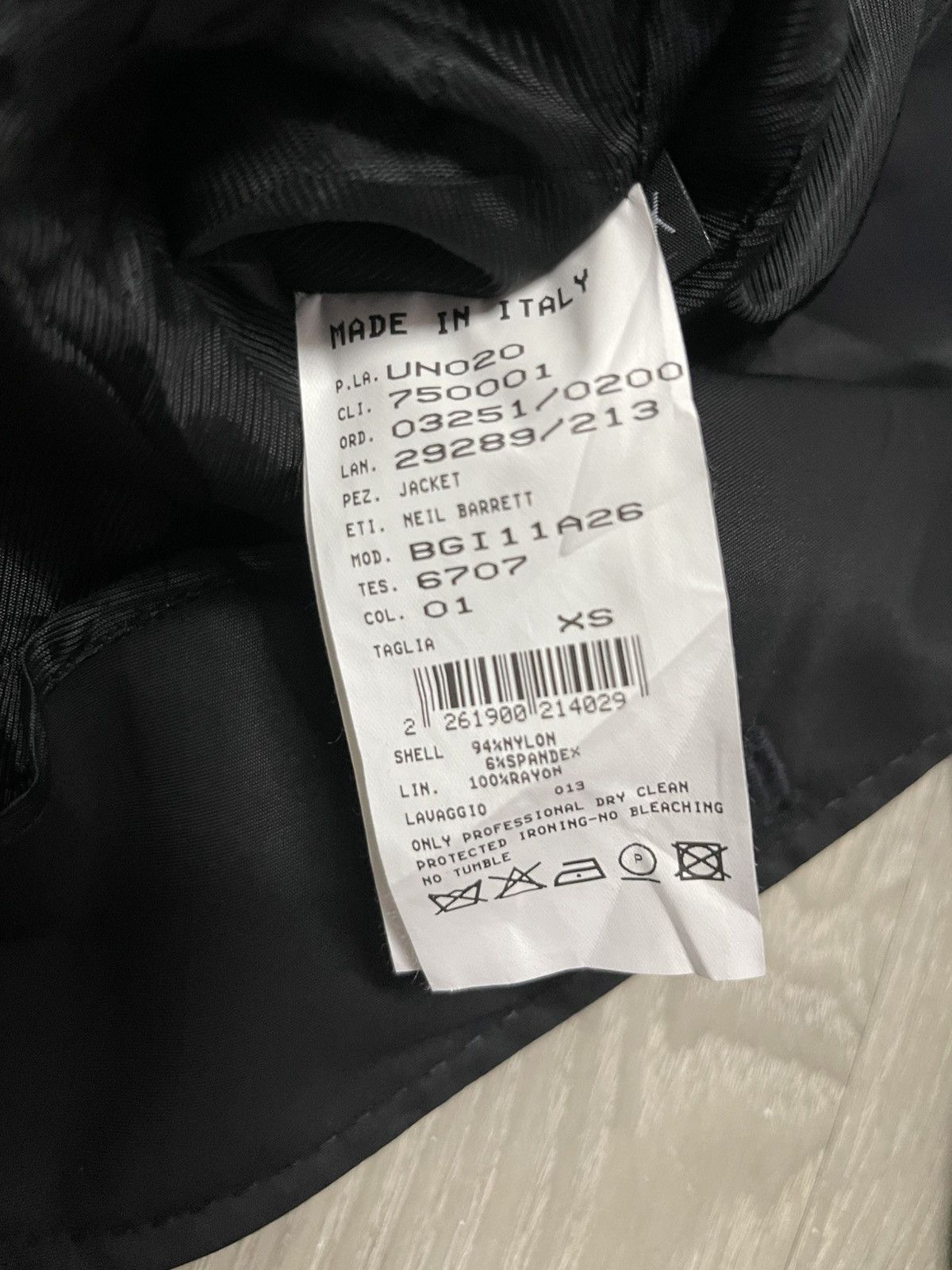 Neil Barrett Niel Barret Blazer Size 34S - 14 Thumbnail