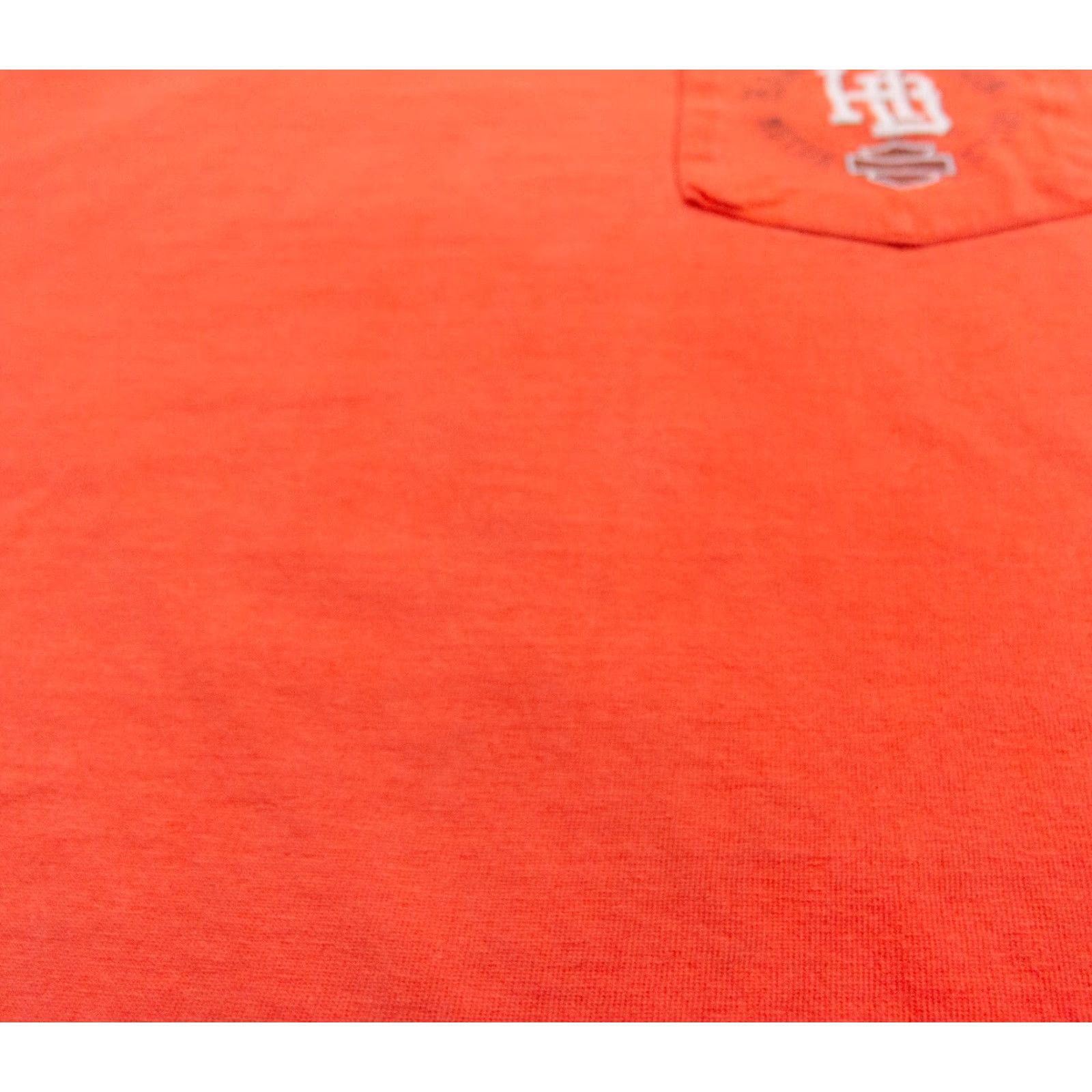 Harley Davidson Harley-Davidson Motorcycle Shirt Mens Large Orange Short Sleeve Tee Graphic Size US L / EU 52-54 / 3 - 7 Thumbnail
