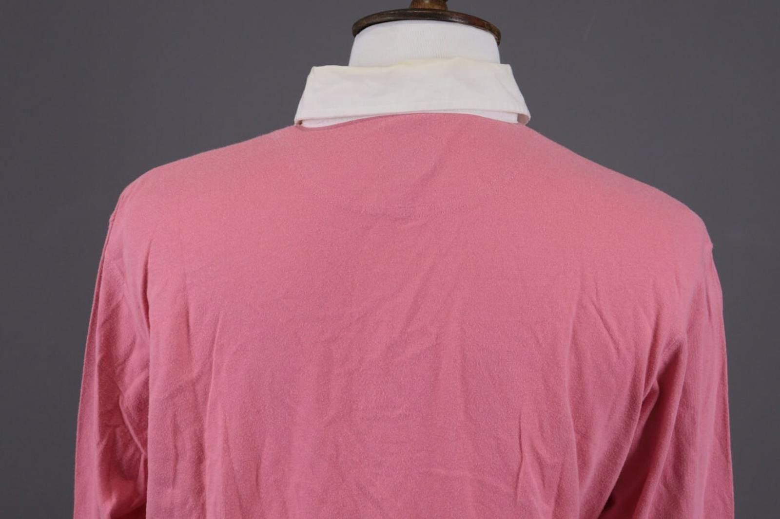 La Martina La Martina Pink Long Sleeve Polo Shirt Size L Size US L / EU 52-54 / 3 - 12 Thumbnail