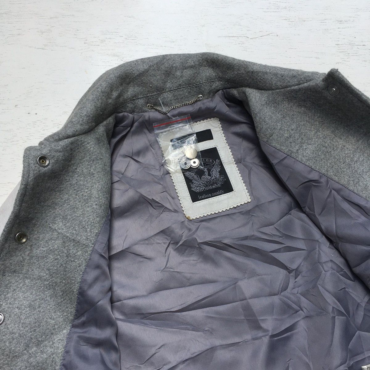 Diesel × Vintage FINAL DROP ‼️ Women Diesel Varsity Jacket Leather Sleeve Size M / US 6-8 / IT 42-44 - 9 Thumbnail
