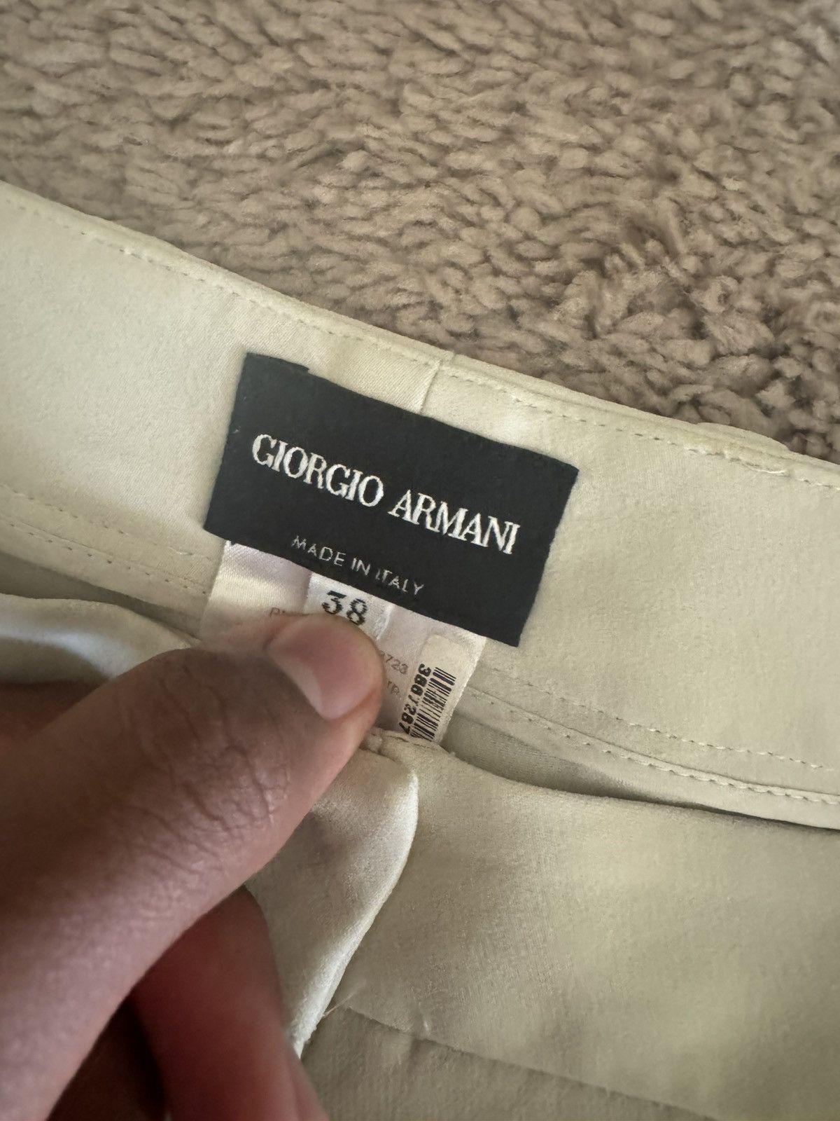 Armani × Giorgio Armani × Vintage womens georgio armani trousers Size 38" / US 16 / IT 52 - 9 Thumbnail