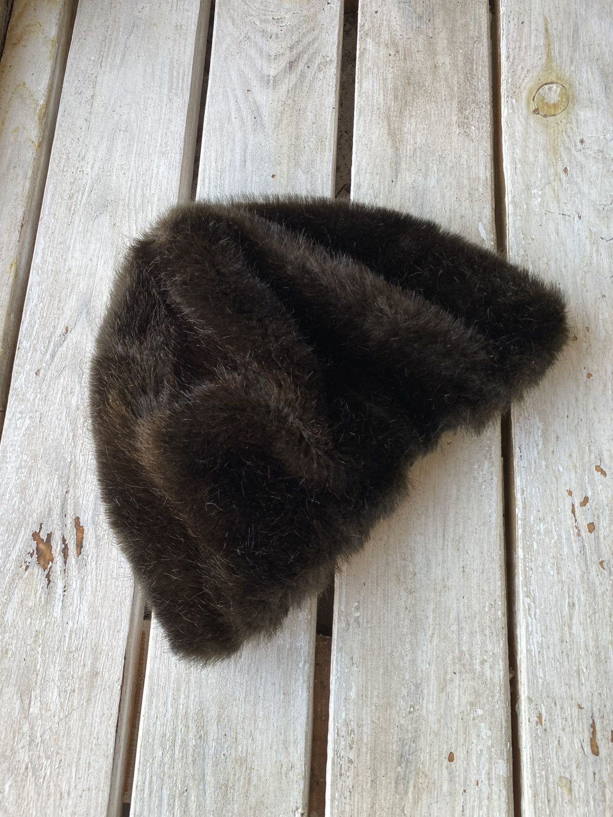 Japanese Brand Fur Fuzzy Mohair Y2K Avant Garde OS Vintage Opium Y2K Size ONE SIZE - 4 Thumbnail