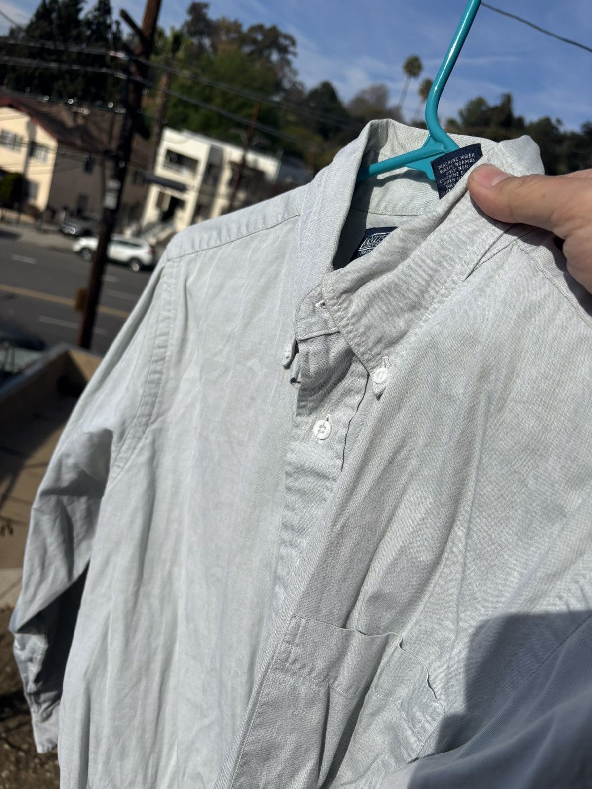Lands' End Vintage Lands' End shirt mint green Size US M / EU 48-50 / 2 - 4 Thumbnail