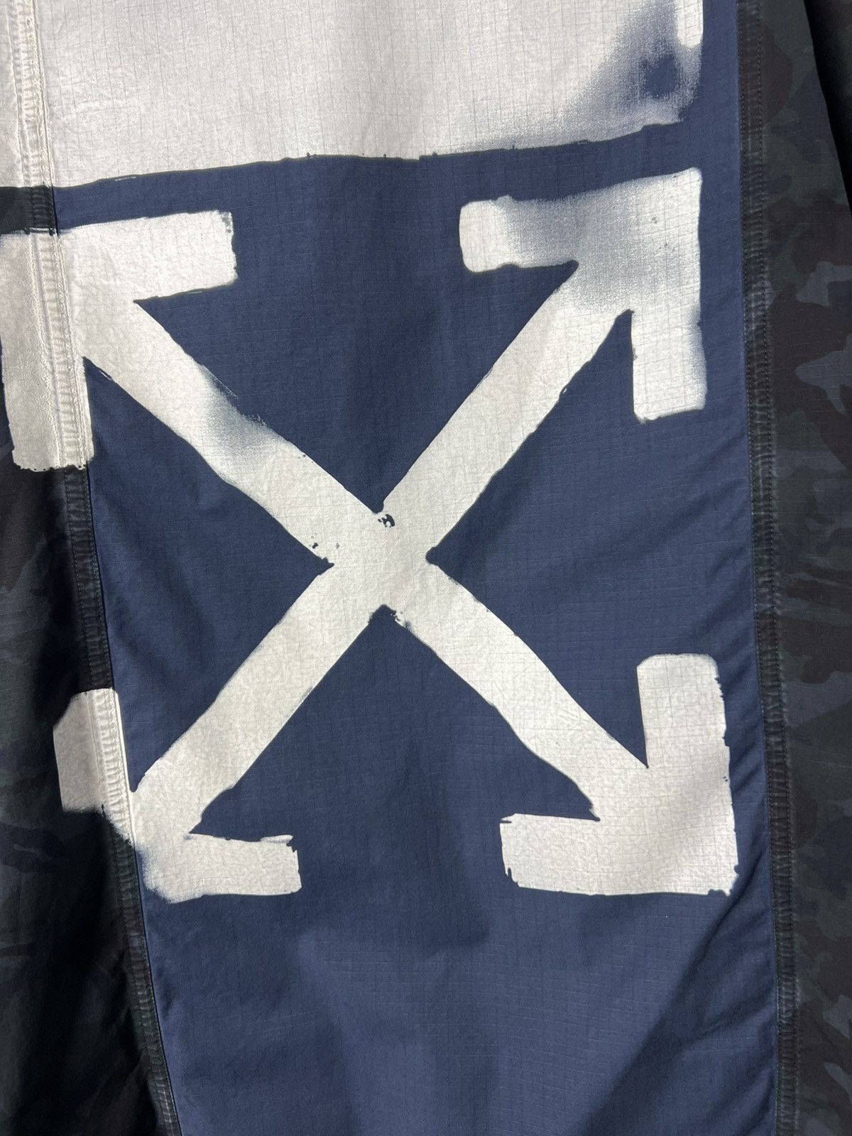 Off-White Off White Camo Sleeve Field Jacket Arrows Print Virgil Abloh Size US XL / EU 56 / 4 - 8 Thumbnail