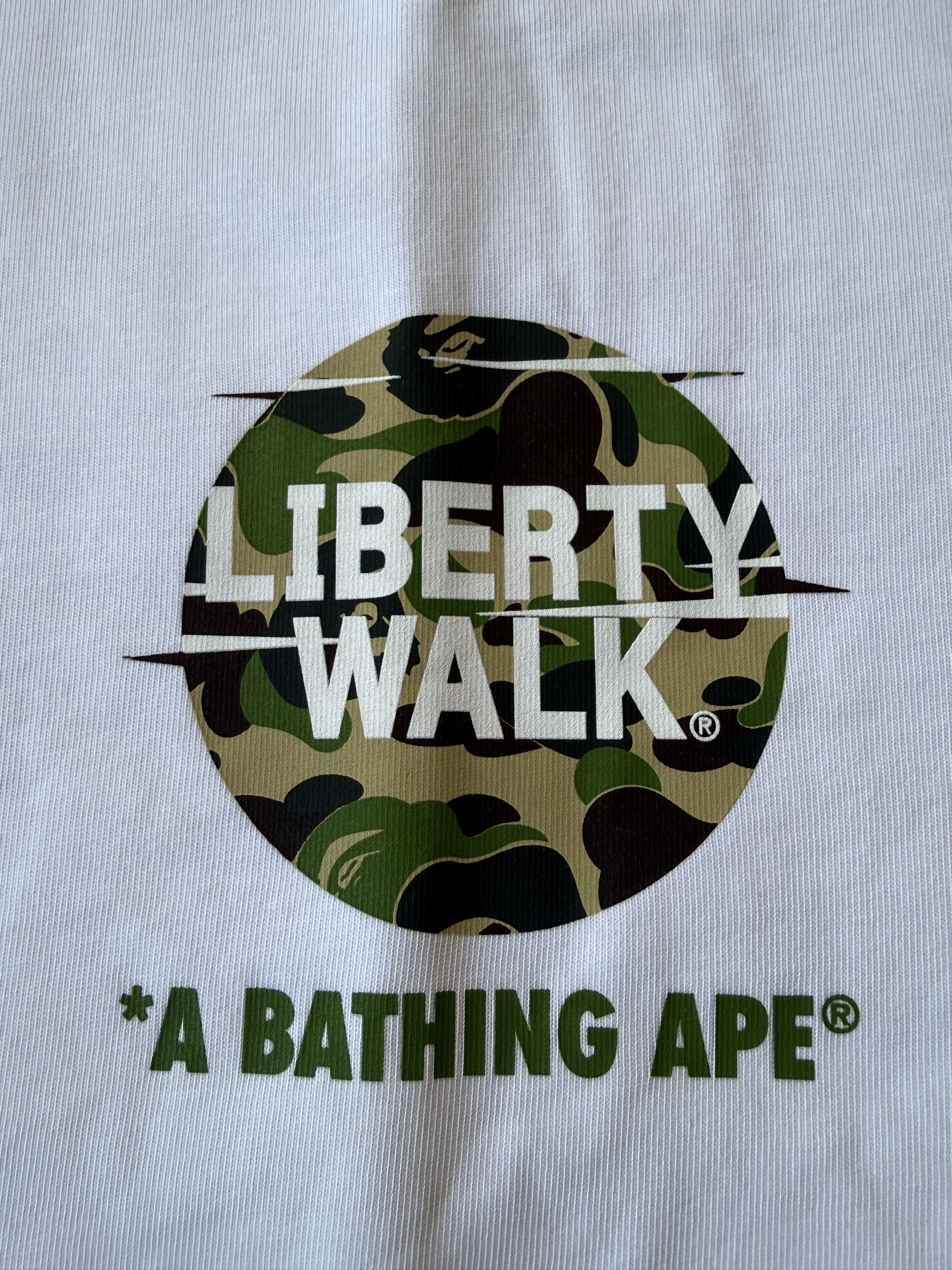 Bape BAPE X LIBERTY WALK ABC CAMO LOGO RELAXED FIT TEE Size US M / EU 48-50 / 2 - 4 Thumbnail