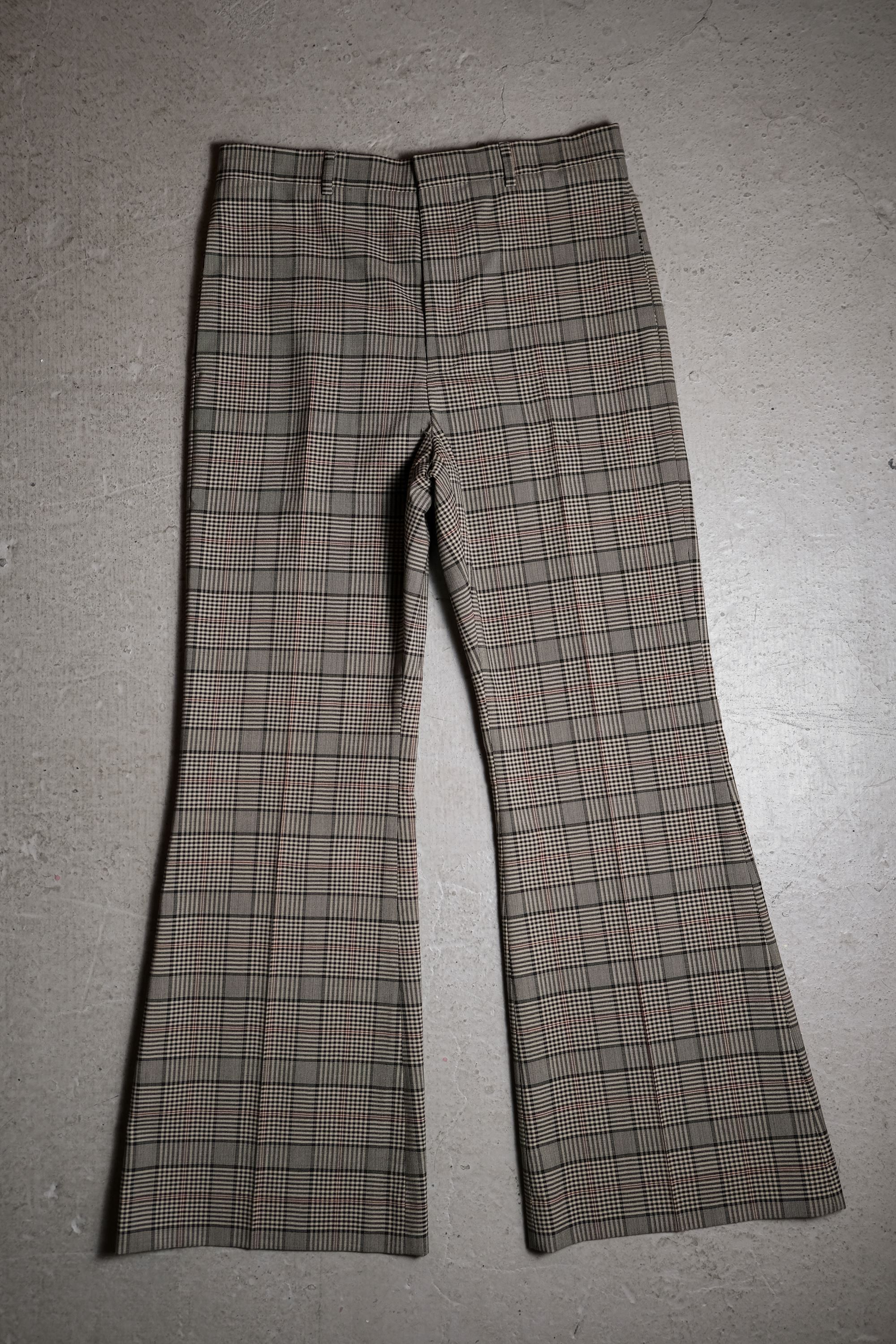 image of Acne Studios Check Flared Pants, Men's (Size 30)