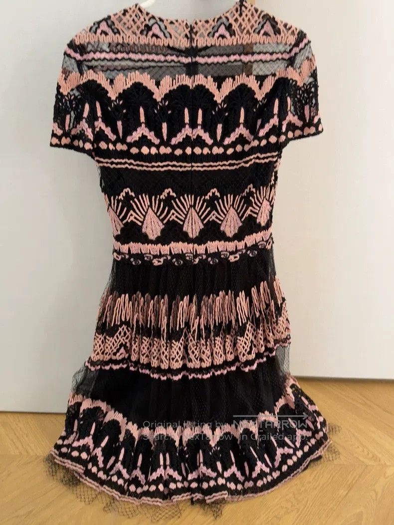 Valentino Valentino Black pink dress Size XS / US 0-2 / IT 36-38 - 2 Thumbnail