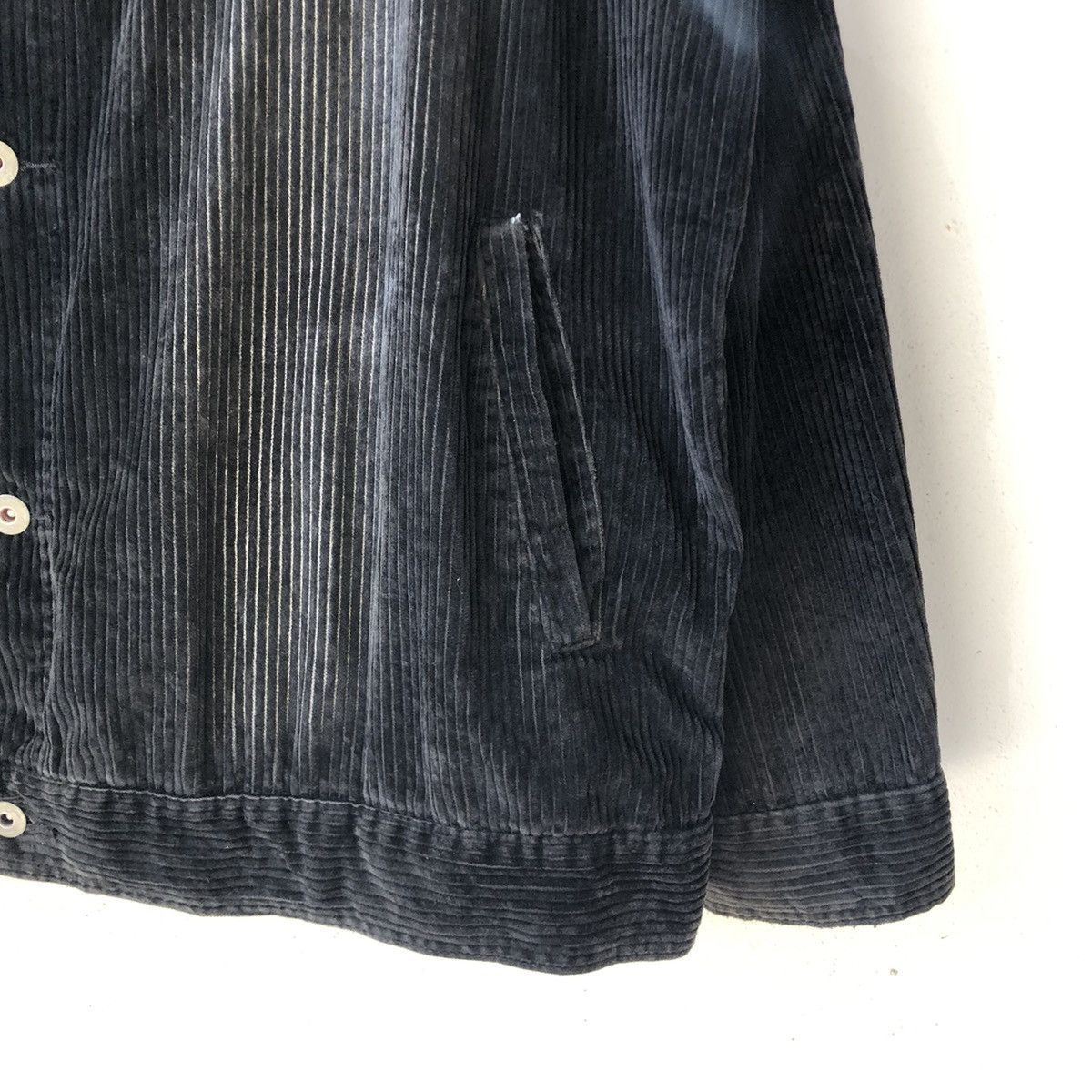 Sean John SEAN JOHN Black Coatse Colduroy Jacket - Distressed Size US XXL / EU 58 / 5 - 5 Thumbnail