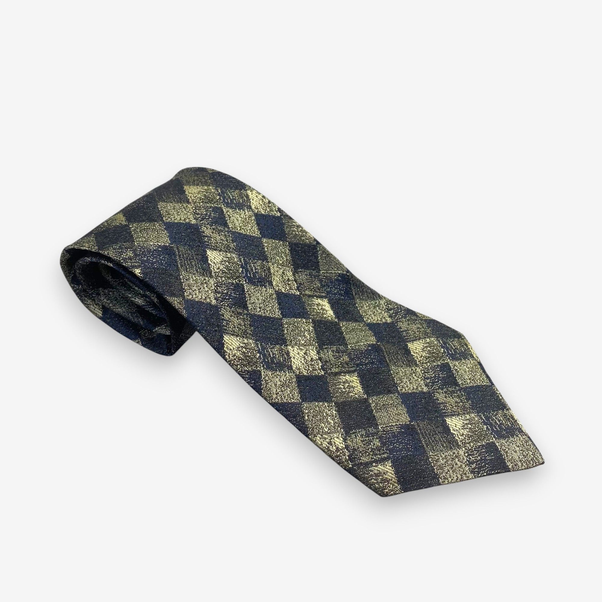 Issey Miyake Vintage Issey Miyake SILK Necktie Cravate Pure Silk Neck Tie Size ONE SIZE - 1 Thumbnail