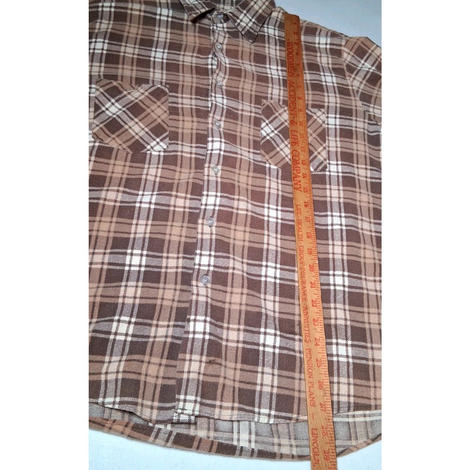 Vintage VINTAGE Bud Berma Highlander Flannel Shirt Men XL Brown Plaid Grunge Indie READ Size US XL / EU 56 / 4 - 7 Thumbnail