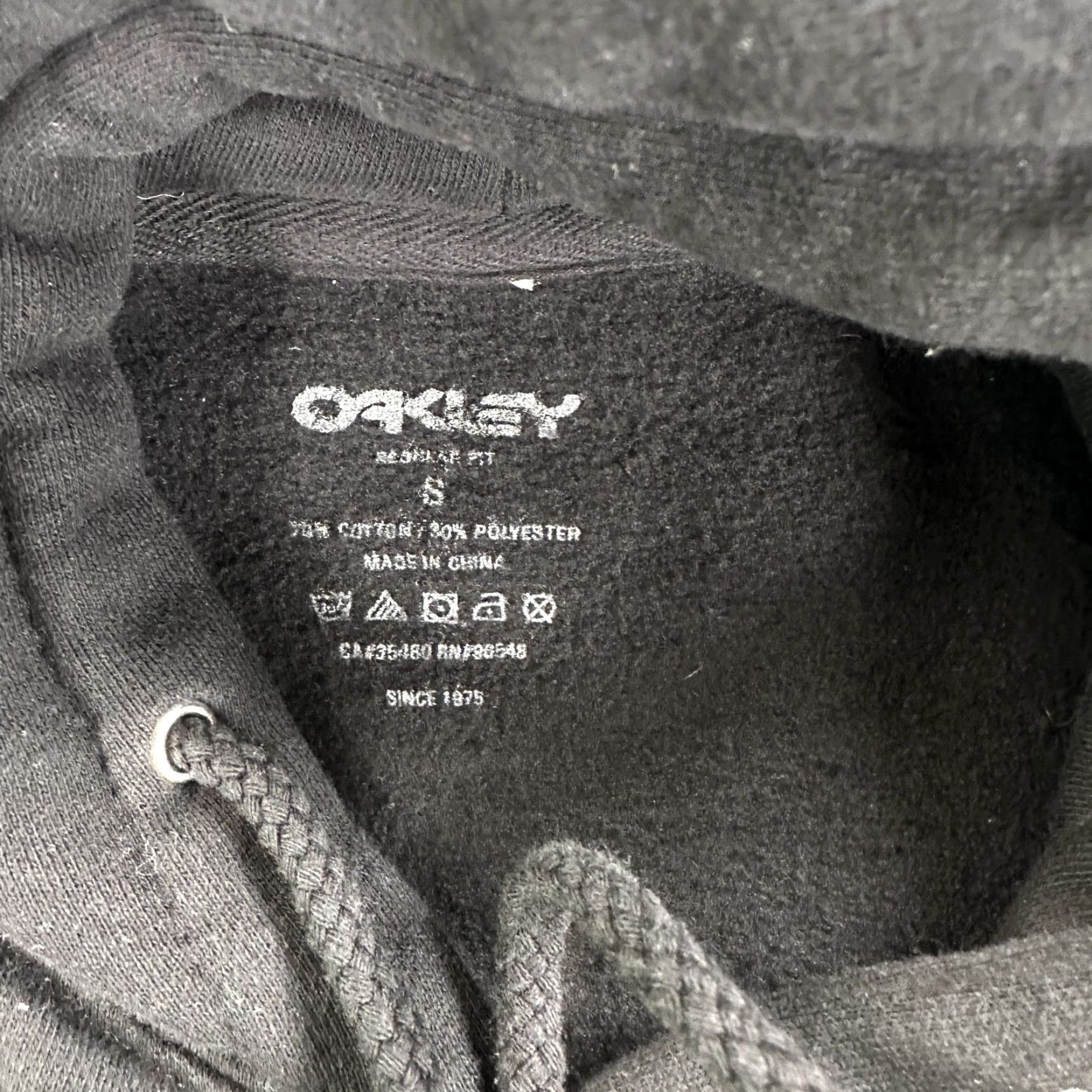 Oakley Oakley Hoodie Mens S Black Fleece Pullover Pro Am Golf Graphic Sweatshirt Size US S / EU 44-46 / 1 - 5 Thumbnail