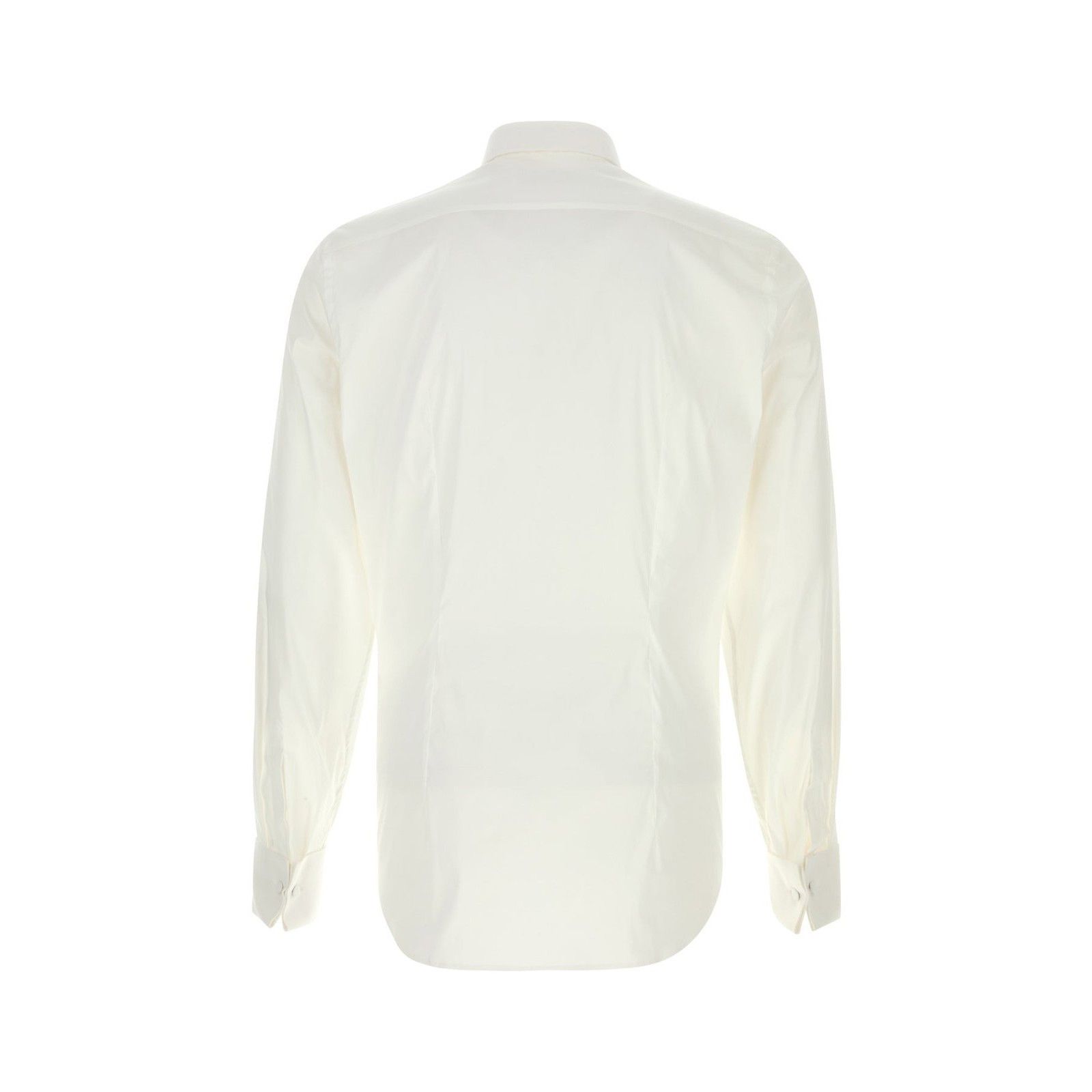 Prada PRADA White Stretch Poplin Shirt New & Authentic (Men's size Size US XXL / EU 58 / 5 - 2 Thumbnail