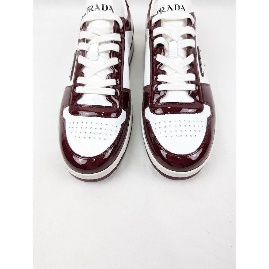 Prada o1rshd1 Low top Sneakers in Bordeaux/Bianco Size US 11.5 / EU 44-45 - 12 Thumbnail