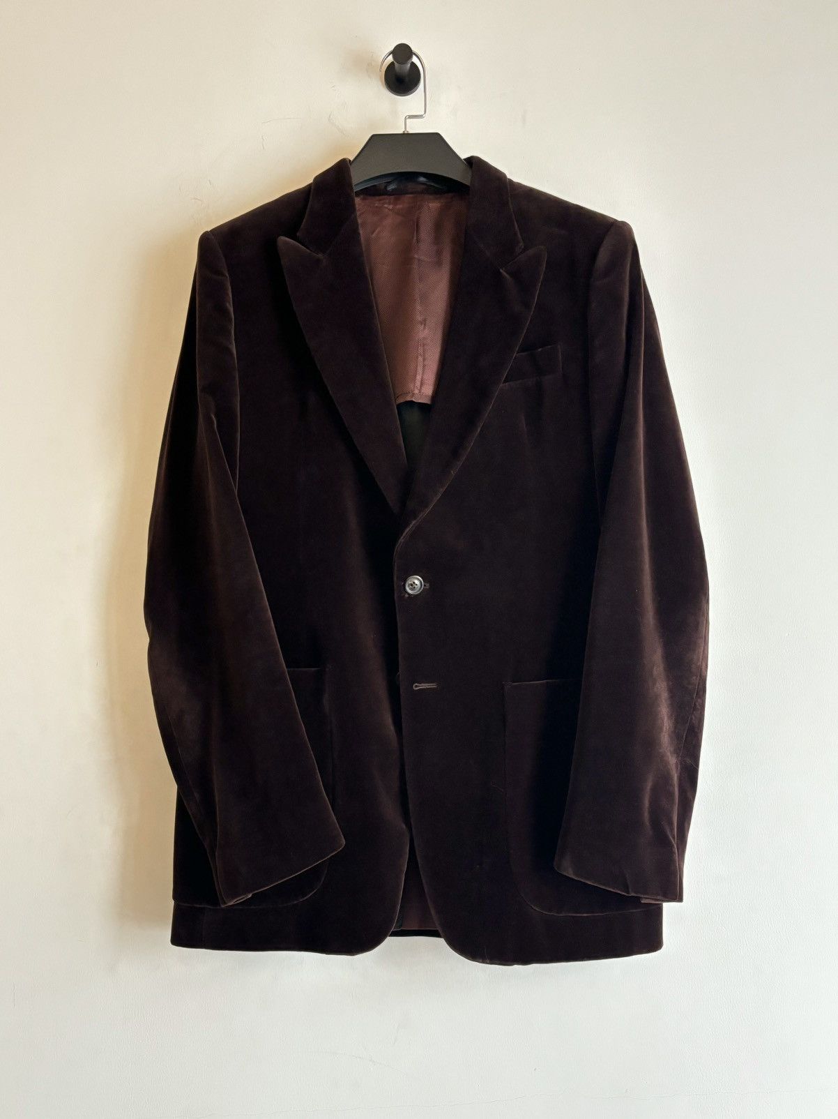 Maison Margiela Maison Martin Margiela | AW2001 Velvet Suit Jacket Size 48R - 1 Thumbnail