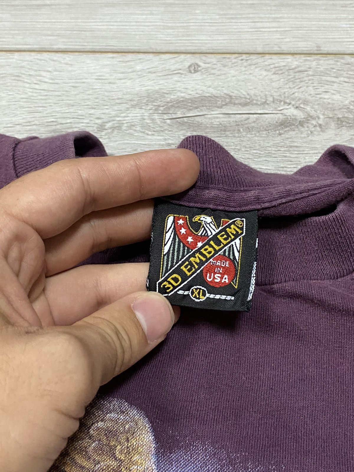 Vintage 3D emblem 🐅 tigers animals vintage 1990 t-shirt Size US XL / EU 56 / 4 - 2 Thumbnail