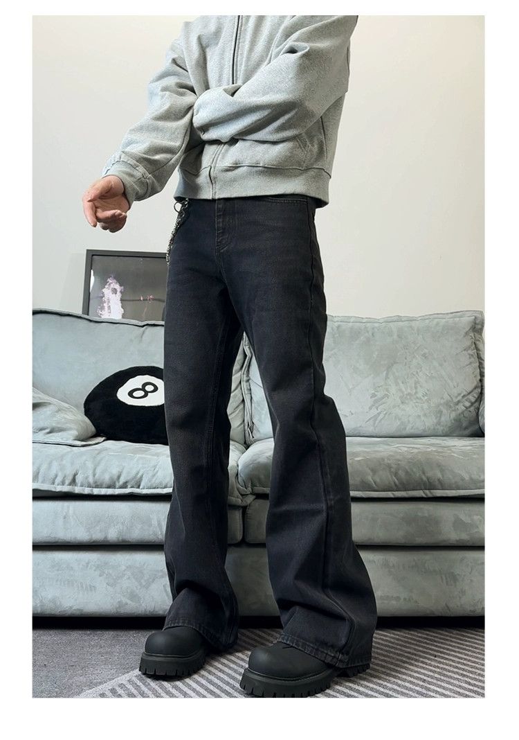 Jean × Vintage washed faded cleanfit yuppie bootcut grunge jeans Size US 32 / EU 48 - 2 Thumbnail