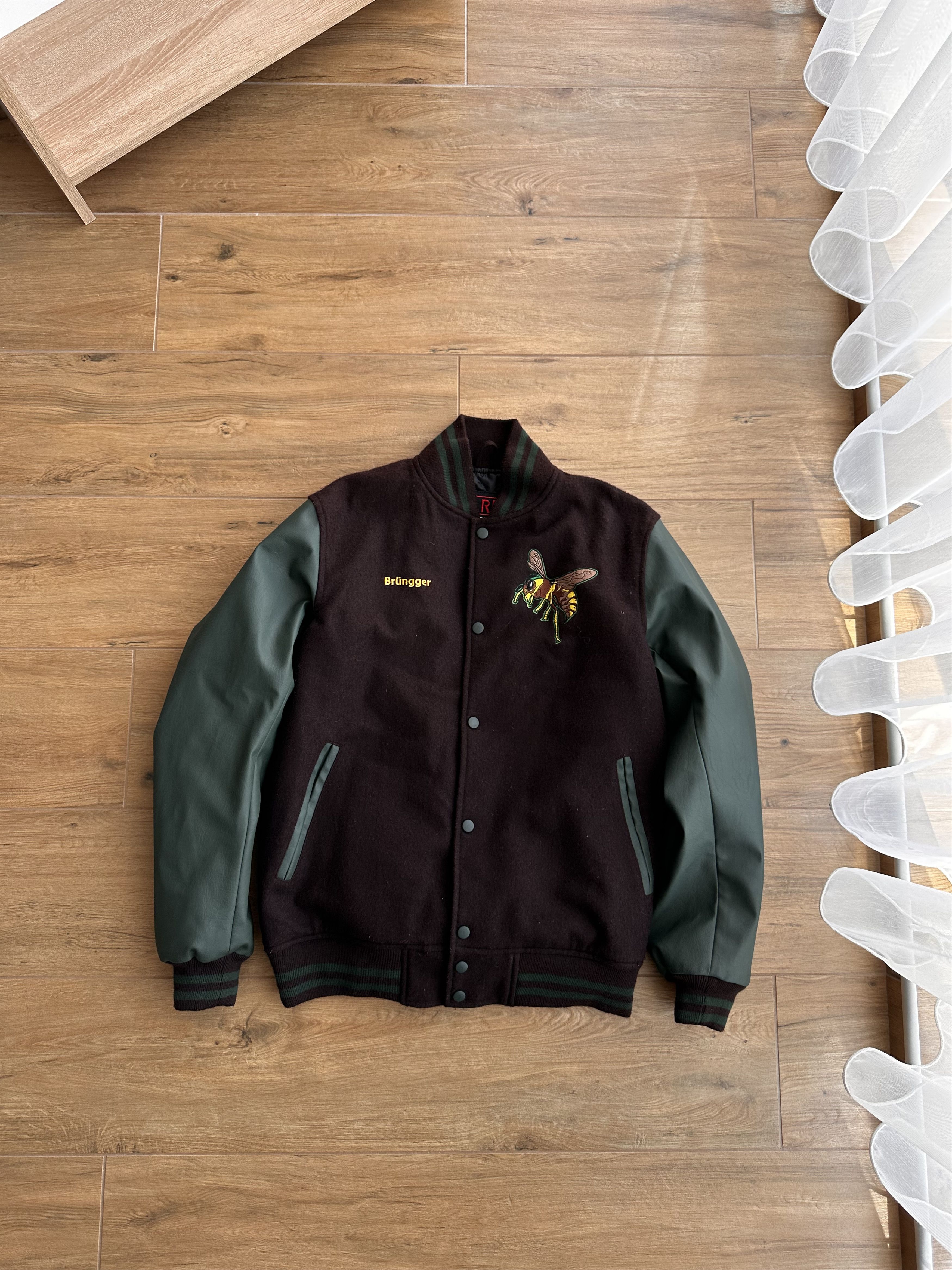 Japanese Brand Vintage Brugger Bee Japanese Streetstyle Brown Bomber Jacket Size US M / EU 48-50 / 2 - 7 Thumbnail