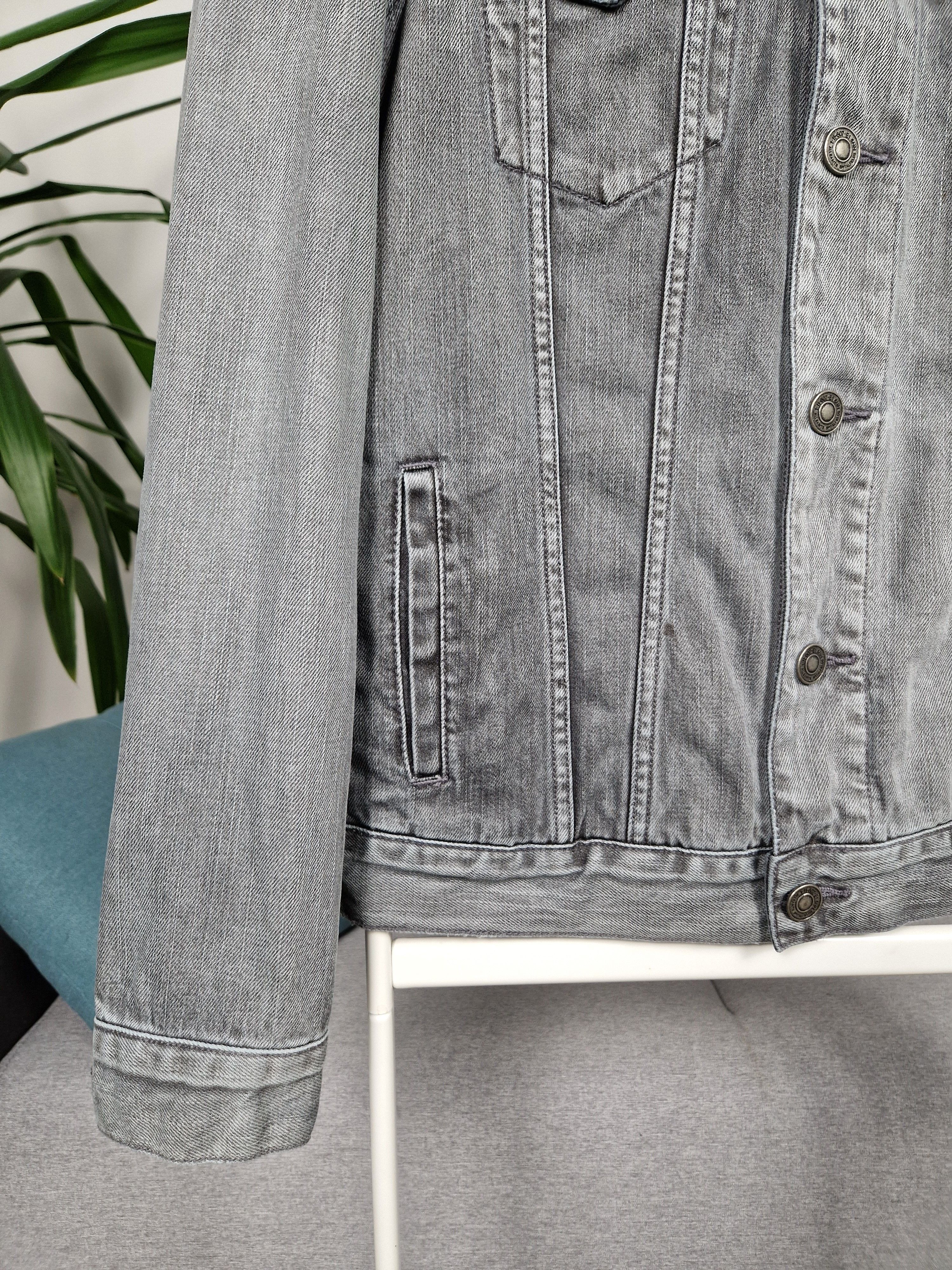 Allsaints AllSaint Men's Grafton Denim Jacket Stonewashed Grey Size US L / EU 52-54 / 3 - 7 Thumbnail