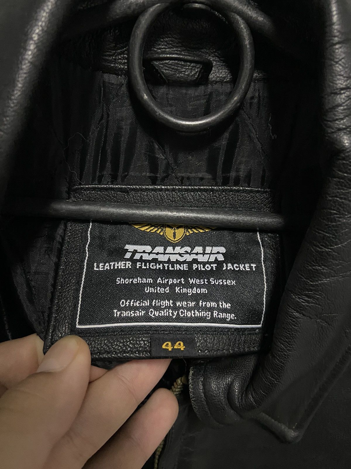 Vintage Transair Vintage Leather Jacket Air Force flight pilot Size US M / EU 48-50 / 2 - 5 Thumbnail