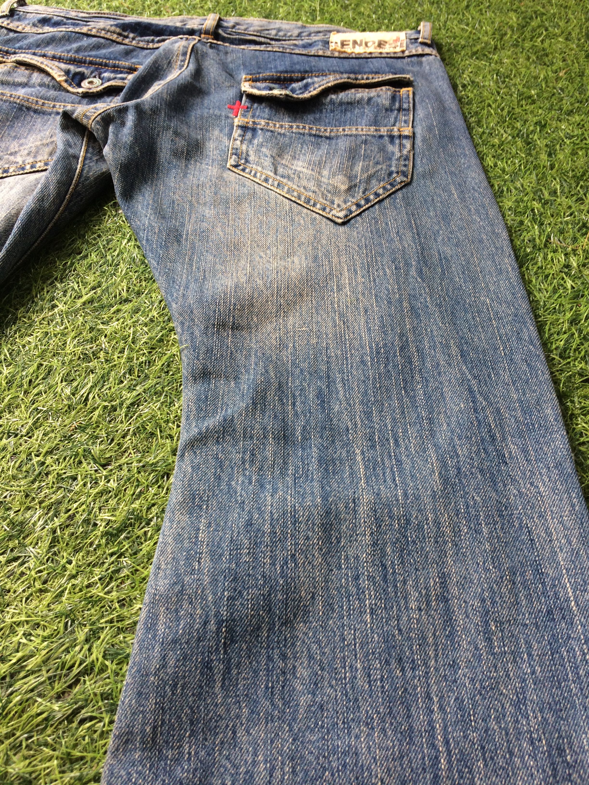Japanese Brand × Unsound Rags Geneose Low Waist Japanese Bootcut Jeans #D-655 Size US 33 - 8 Thumbnail