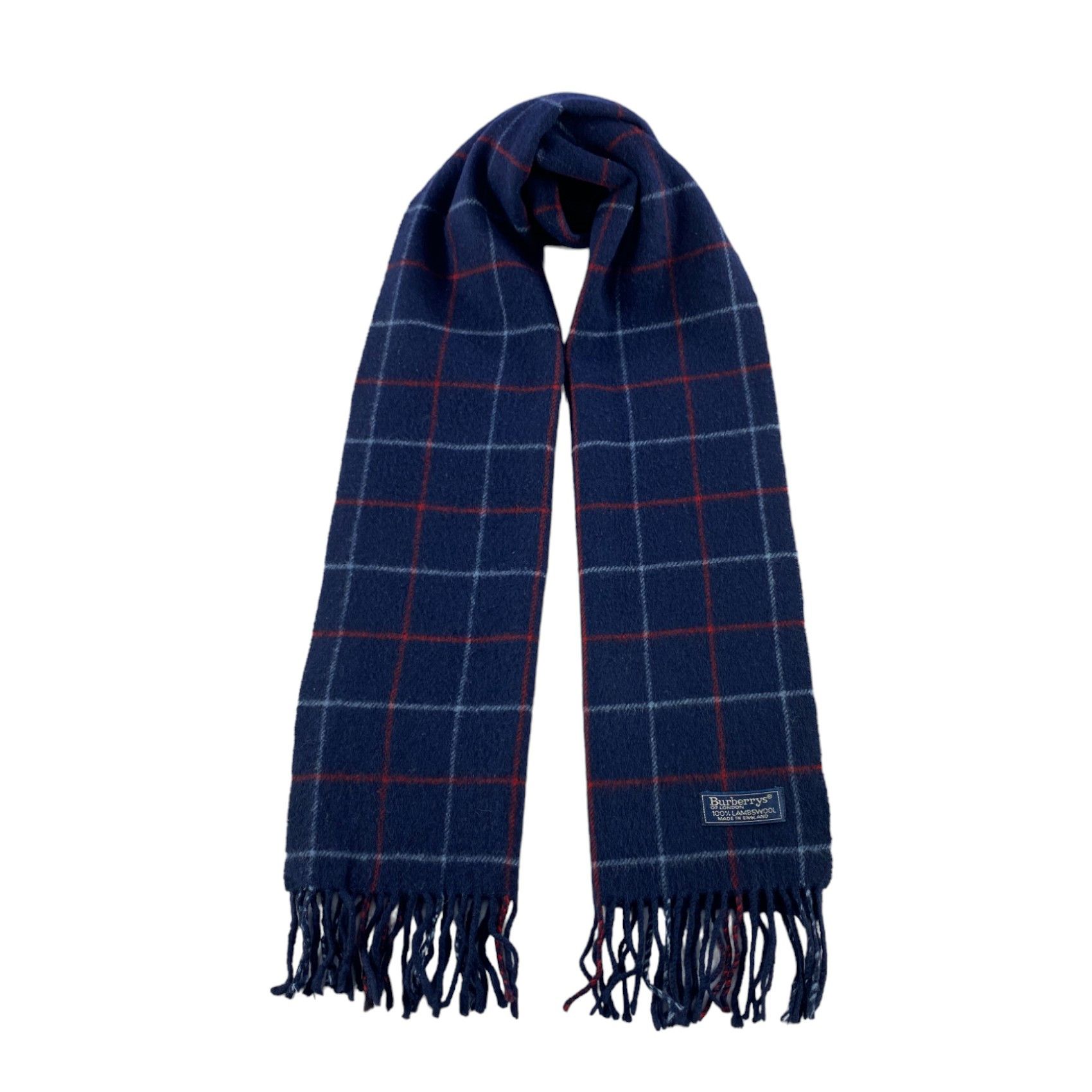 Burberry × Vintage Burberry Scarf / Muffler / Neckwear - WW931 Size ONE SIZE - 1 Thumbnail