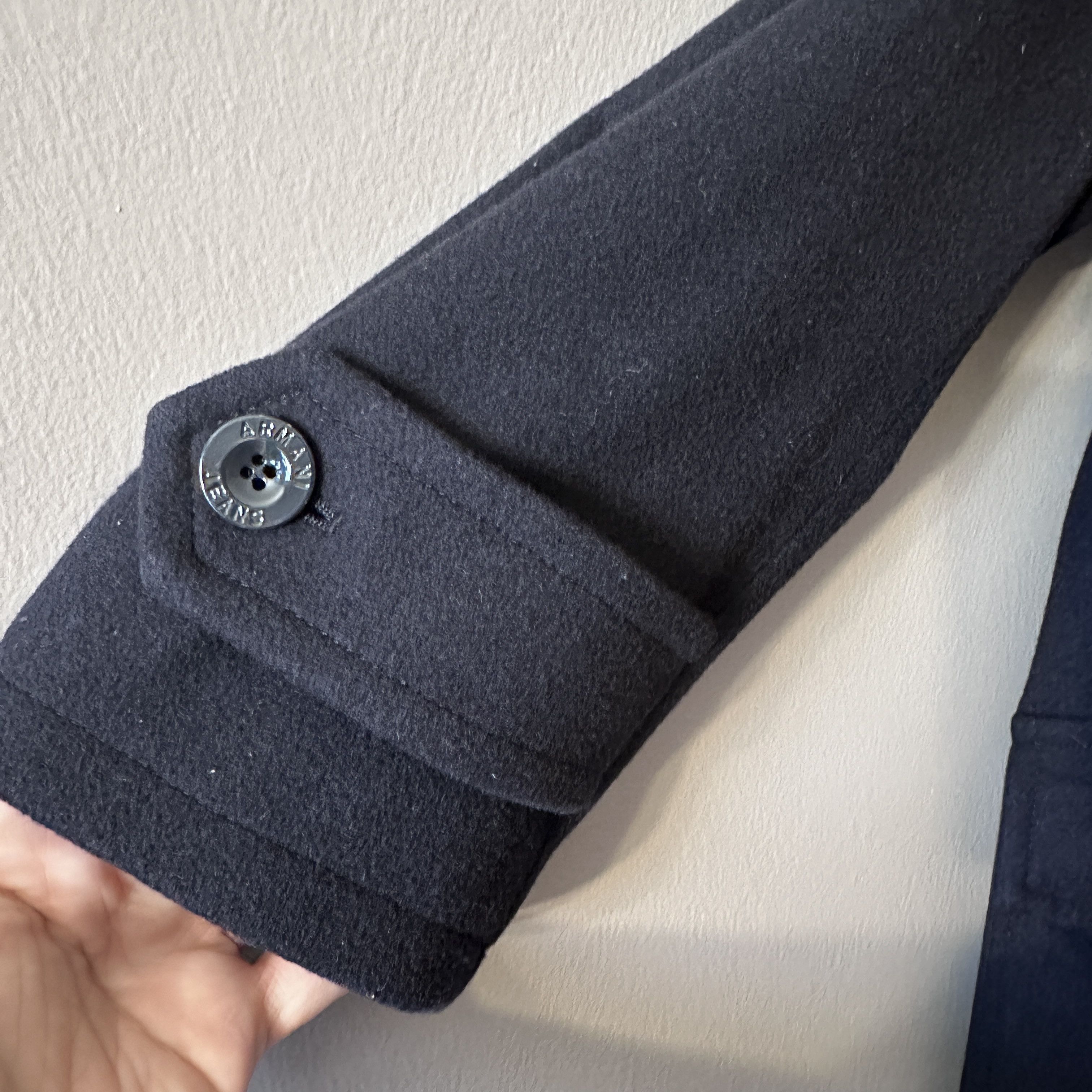 Armani Armani Jeans 30 Anneversario Black Peacoat Size US M / EU 48-50 / 2 - 9 Thumbnail