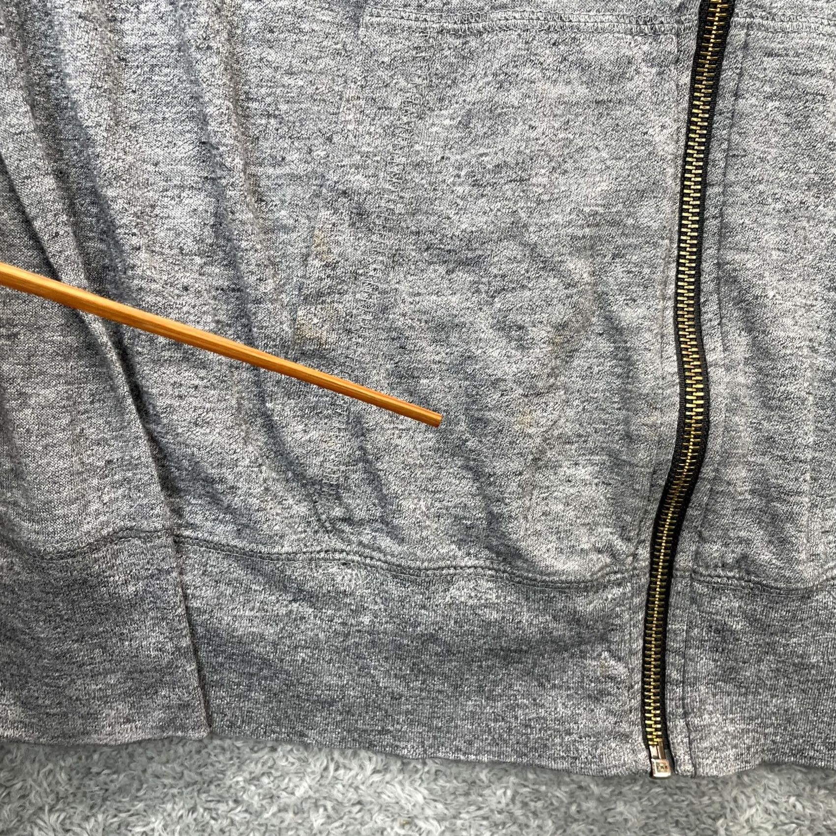 Nike Nike Hoodie Womens L Gray Heather Just Do It Slogan Organic Cotton Full Zip Logo Pockets Modern 90s Activewear Mens? Womens Size L / US 10 / IT 46 - 6 Thumbnail