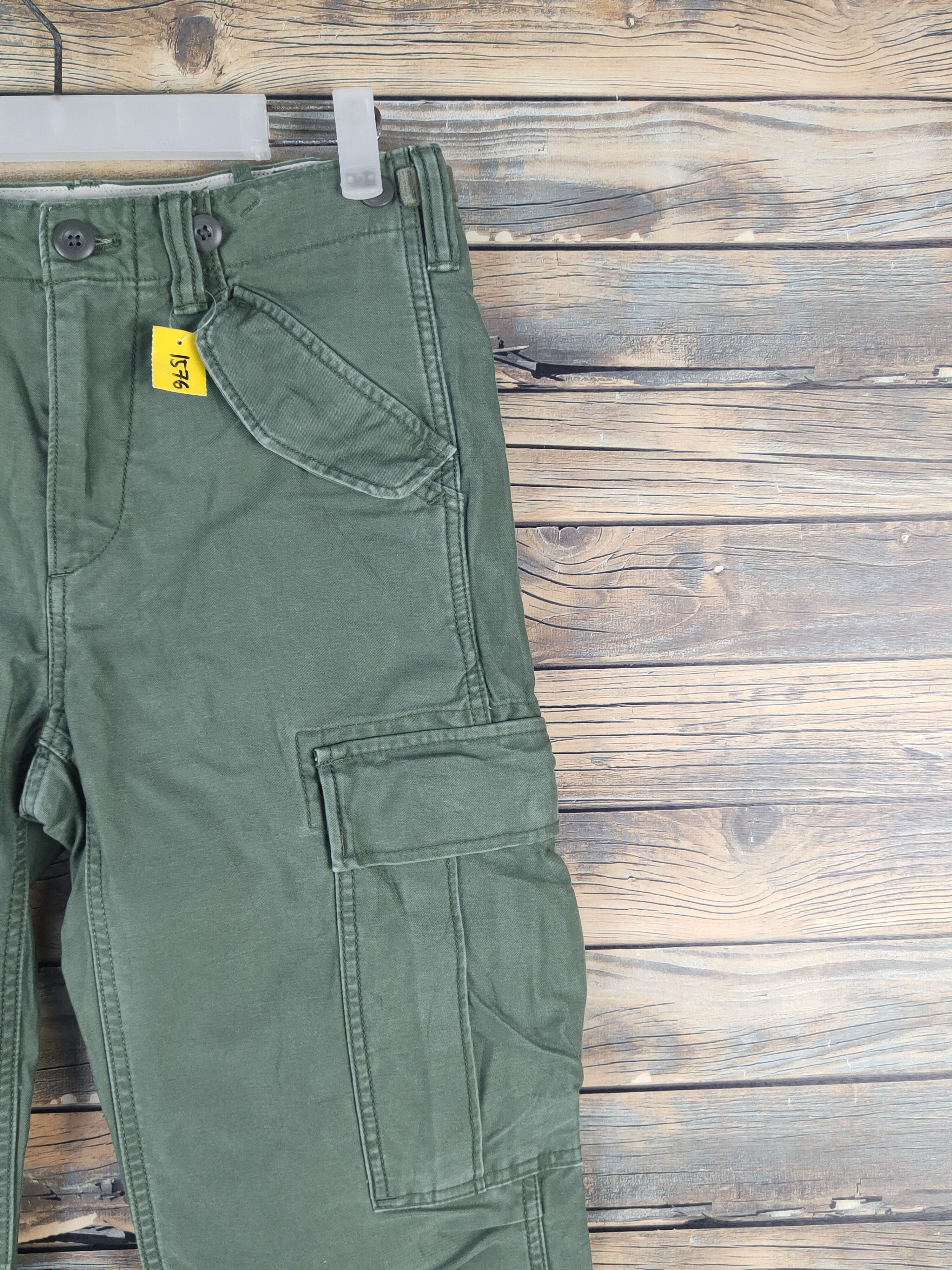 Japanese Brand DL Gap Green Multipocket Tactical Cargo Pants #1576 Size US 29 - 5 Thumbnail
