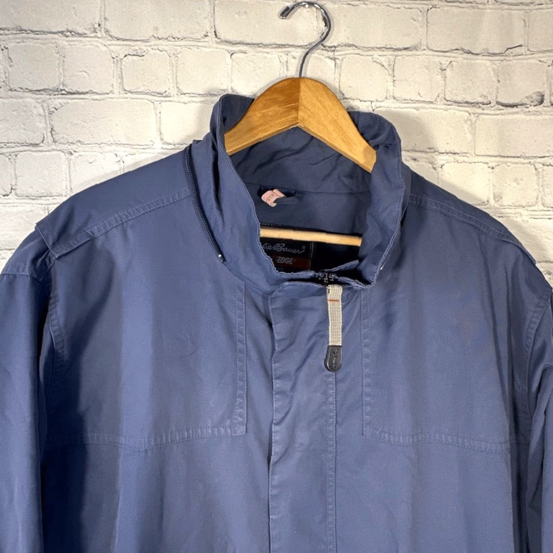 Eddie Bauer VINTAGE Eddie Bauer Weatheredge Jacket Mens Large Blue Winter Snow Ski Coat HOODless (NO HOOD) Anorak Regular Size L Blues Skiing Adults Unisex Size US L / EU 52-54 / 3 - 3 Thumbnail