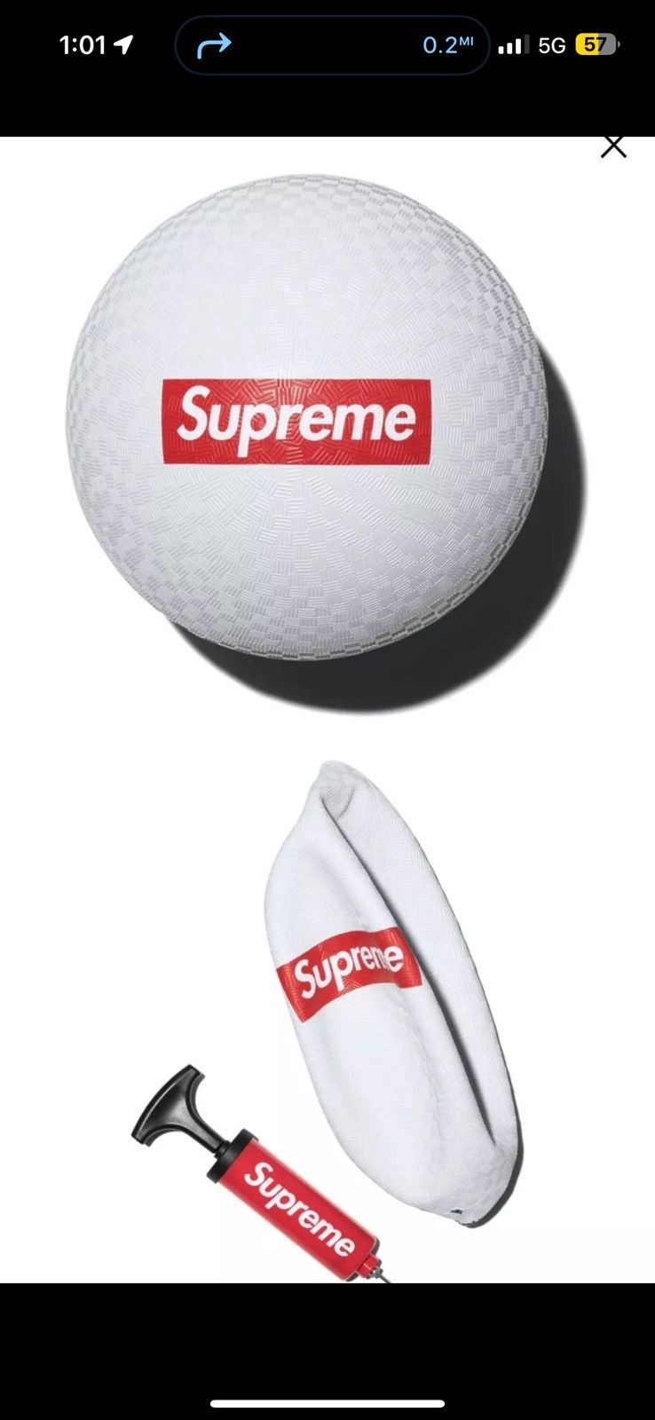 Supreme Supreme / franklin Playground Ball White | Grailed