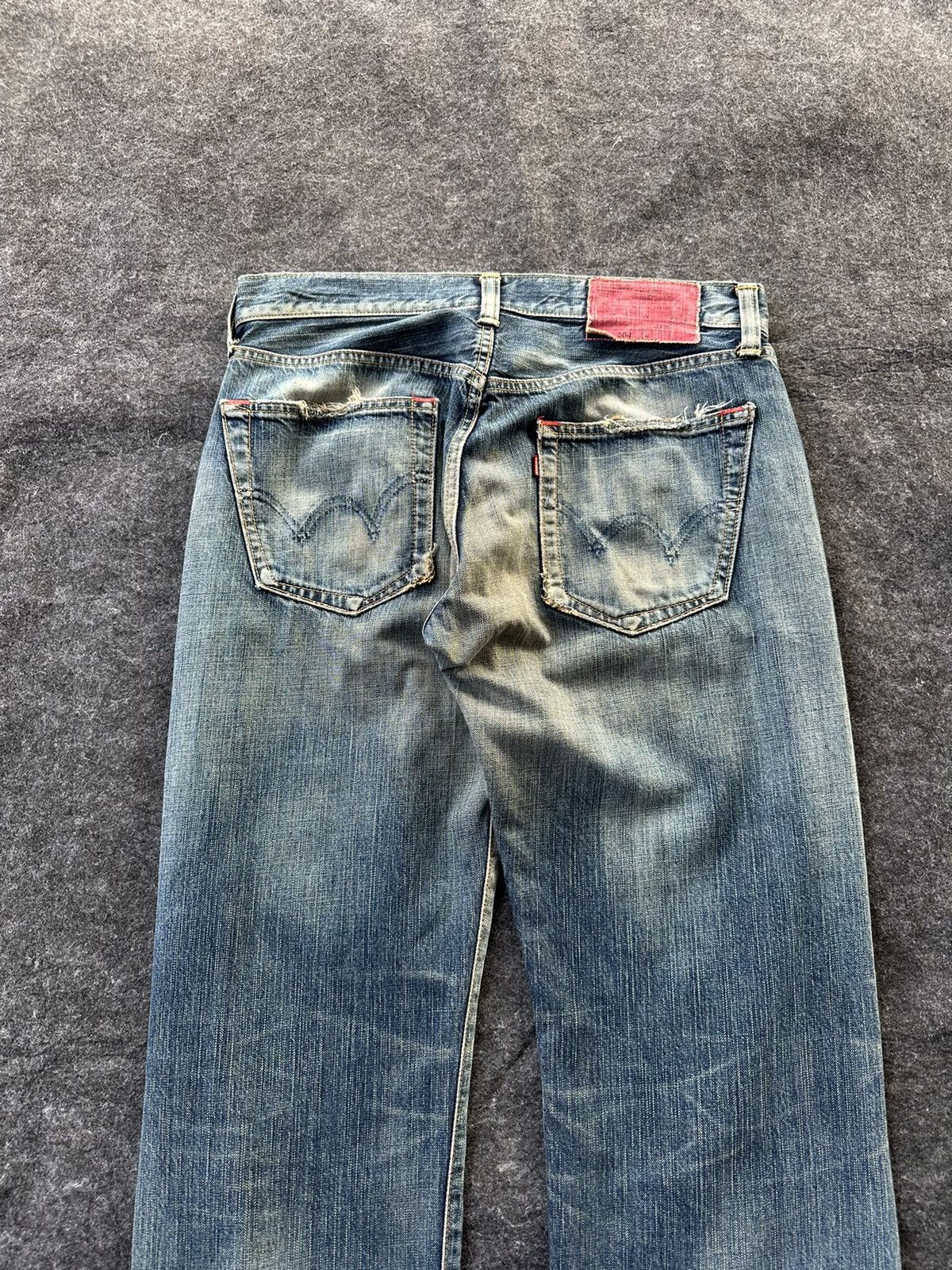 Edwin Vintage Edwin 504 Faded Washed Denim 32x32 D326 Size US 32 / EU 48 - 5 Thumbnail