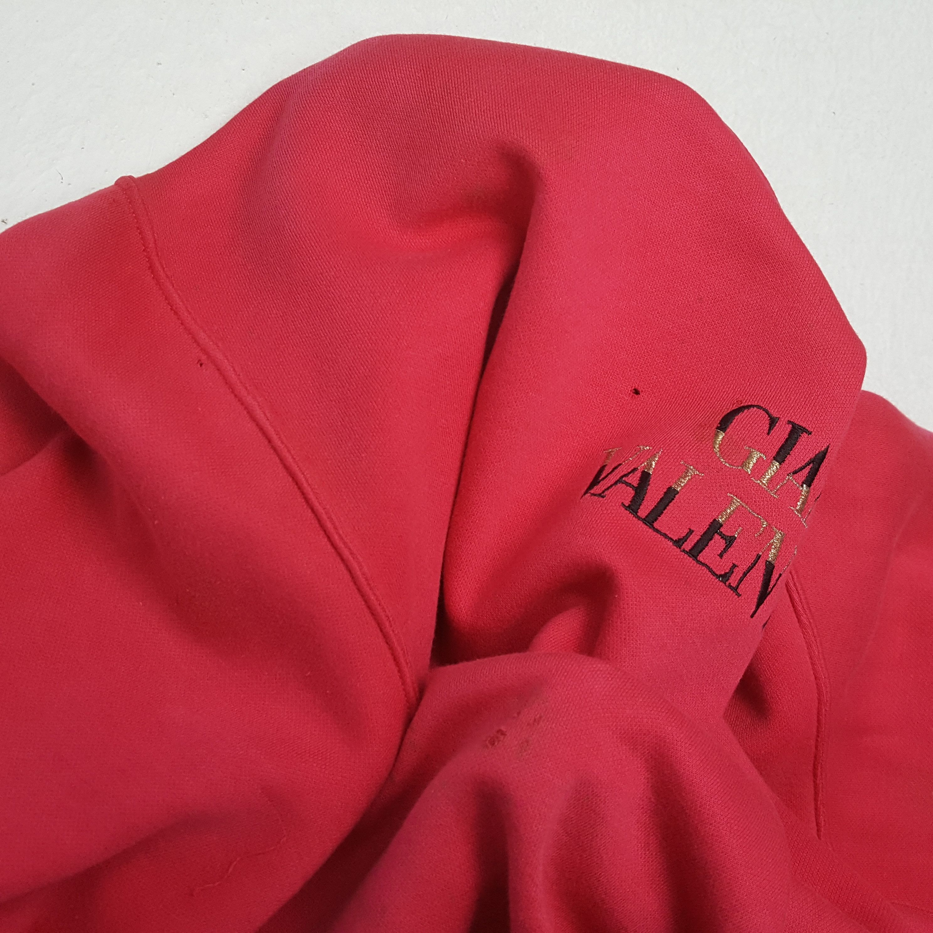 Valentino × Vintage GIANNI VALENTINO Spellout Design Sweatshirt Size US S / EU 44-46 / 1 - 8 Thumbnail