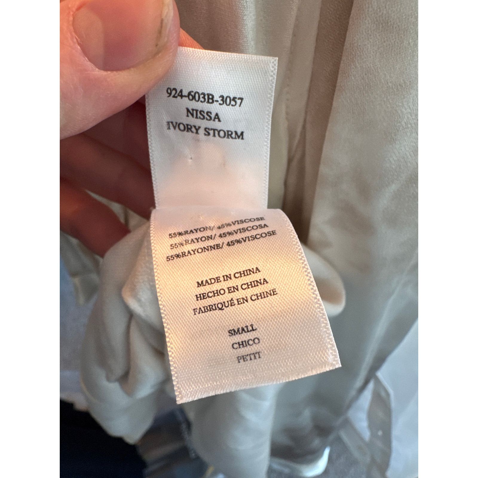 Rails RAILS Nissa Collared Pullover Top In Ivory Storm Size SMALL Size S / US 4 / IT 40 - 10 Thumbnail