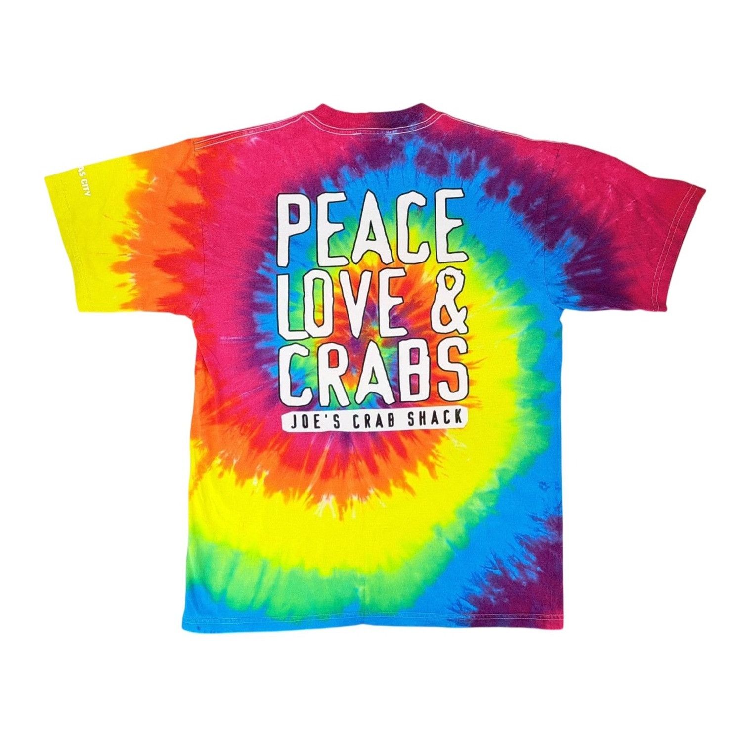 Vintage Vintage Joe's Crab Shack Tie-Dye Peace Love Crabs T-Shirt L Size US L / EU 52-54 / 3 - 2 Thumbnail