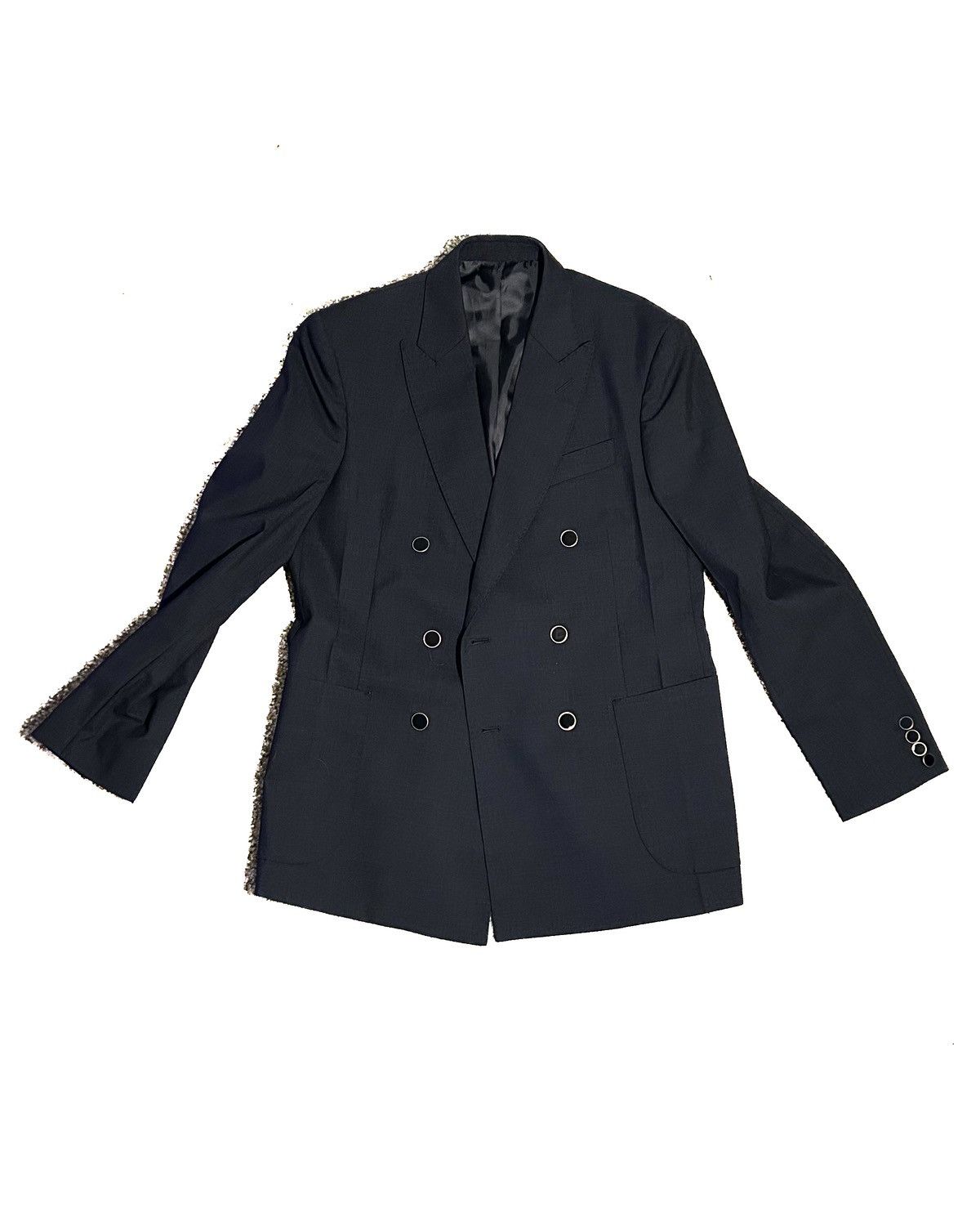 Louis Vuitton Single-Breasted Wool Pont Neuf Suit, Navy, 48