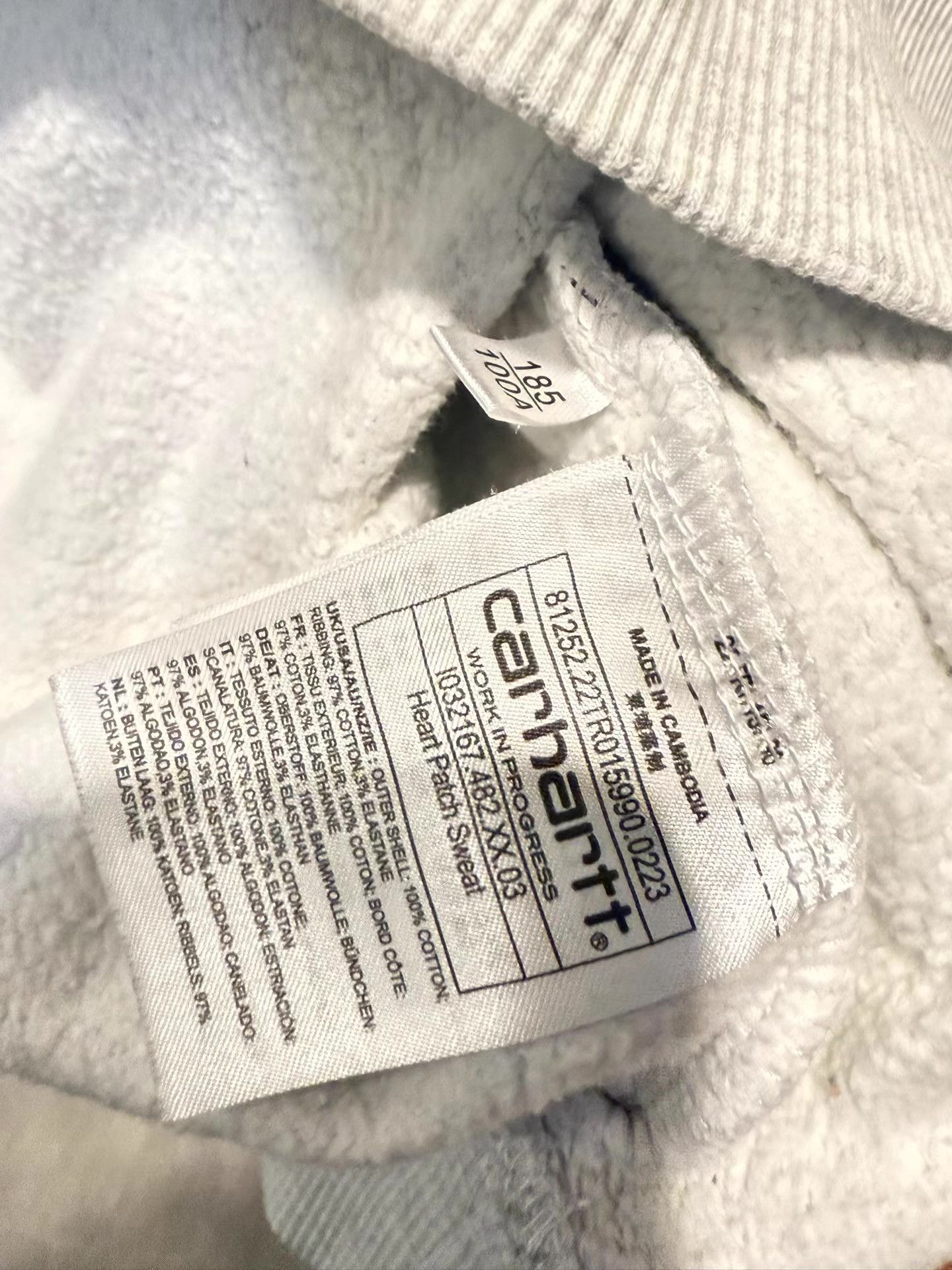 Carhartt Wip Carhartt WIP SS23 Heart Embroidered Badge Hoodie。 Ｑ20 Size US XL / EU 56 / 4 - 6 Thumbnail