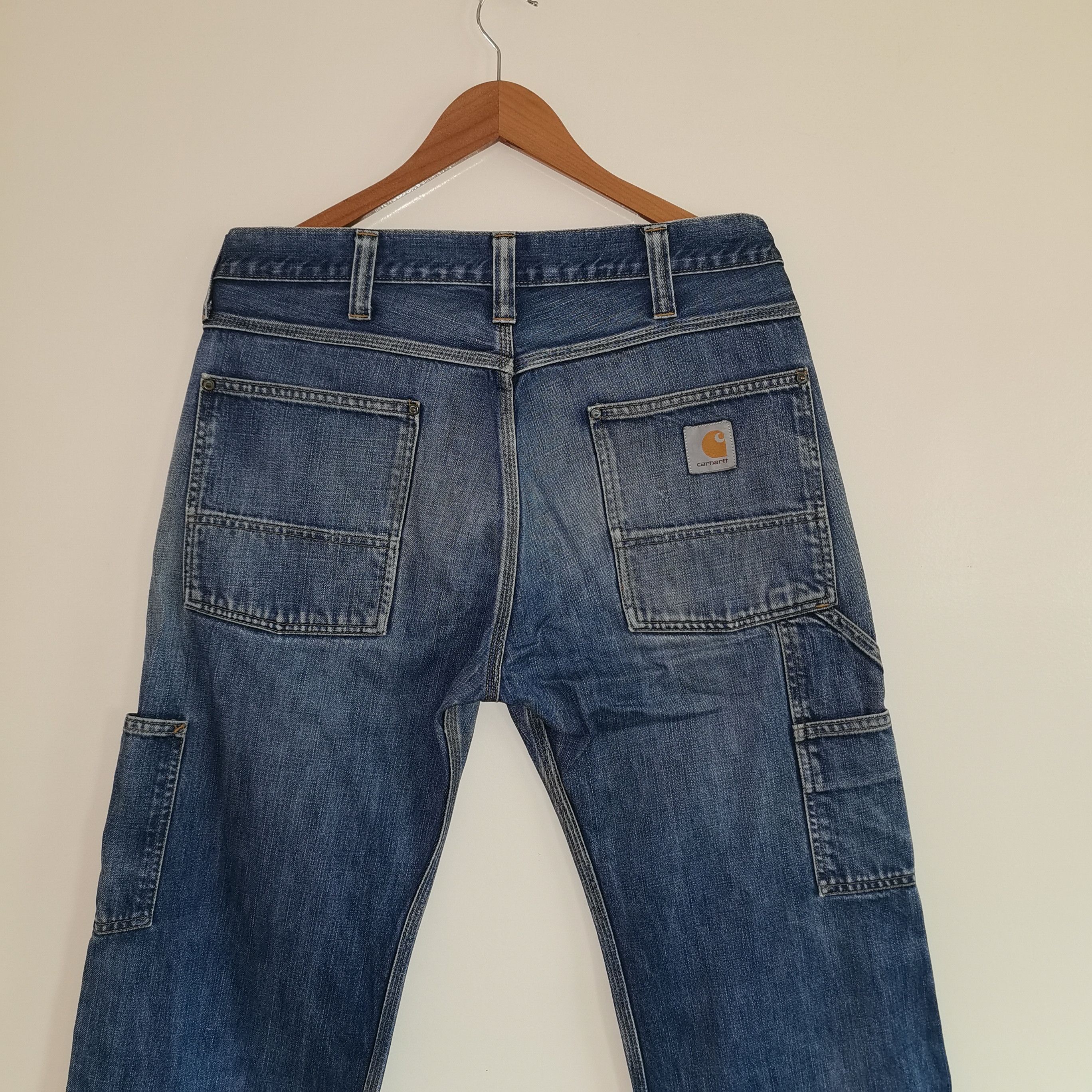 Carhartt × Vintage Pant carhartt vintage 90s double knee jeans Size US 34 / EU 50 - 3 Thumbnail