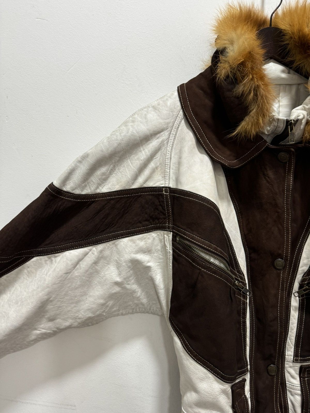 Japanese Brand × Vintage JAPANESE RARE DESIGN LEATHER JACKET Size US S / EU 44-46 / 1 - 3 Thumbnail