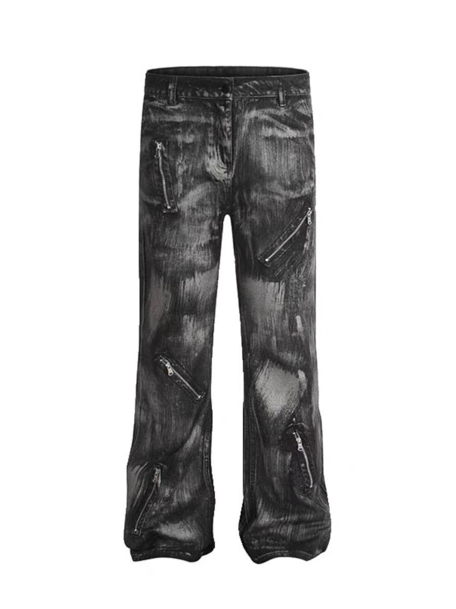 Japanese Brand × Jean × Streetwear Vintage waxed dirty wash