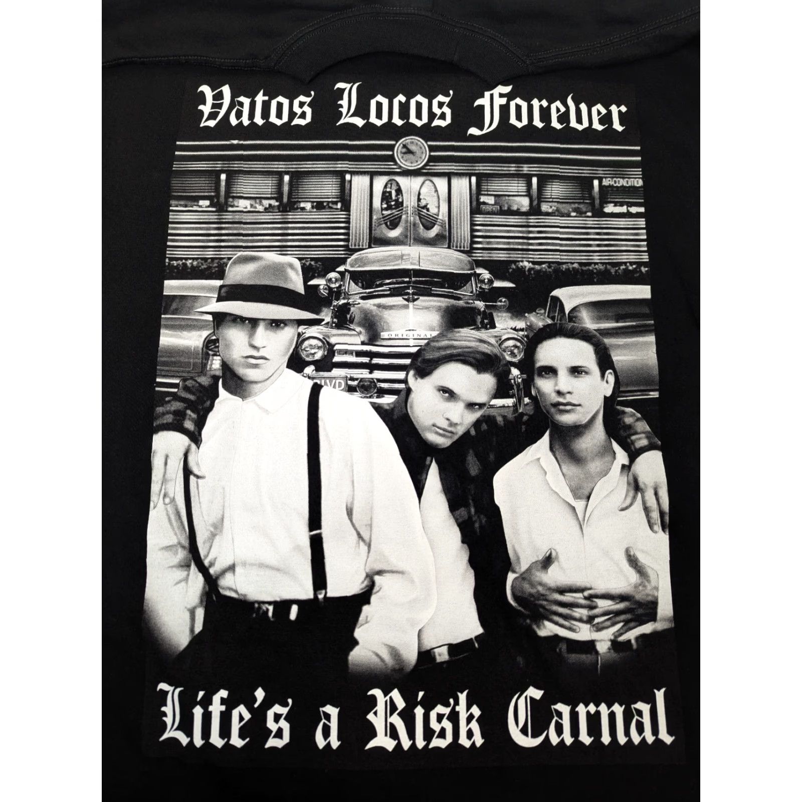 Vintage Blood In Blood Out Vatos Locos Forever Life's A Rsk CarnaL TShirt 2XL Shaka Wear Size US XXL / EU 58 / 5 - 3 Thumbnail