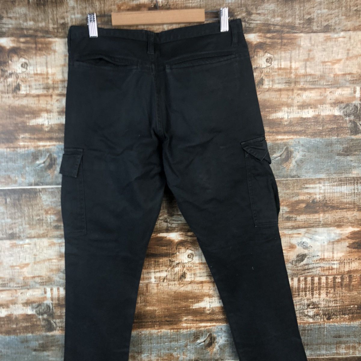 Japanese Brand DL Zip Five Dark Blue Cargo Multipocket Pants #C701 Size US 30 / EU 46 - 14 Thumbnail